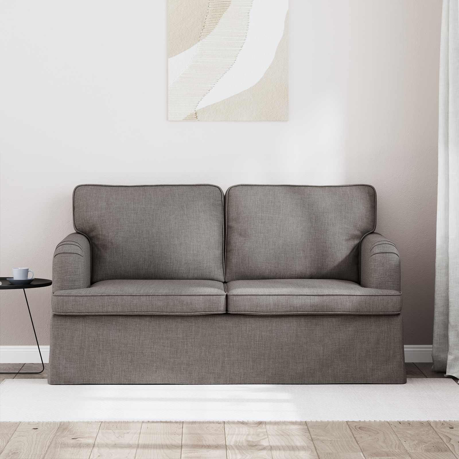 Canapé 120cm Taupe Métал - XIOS