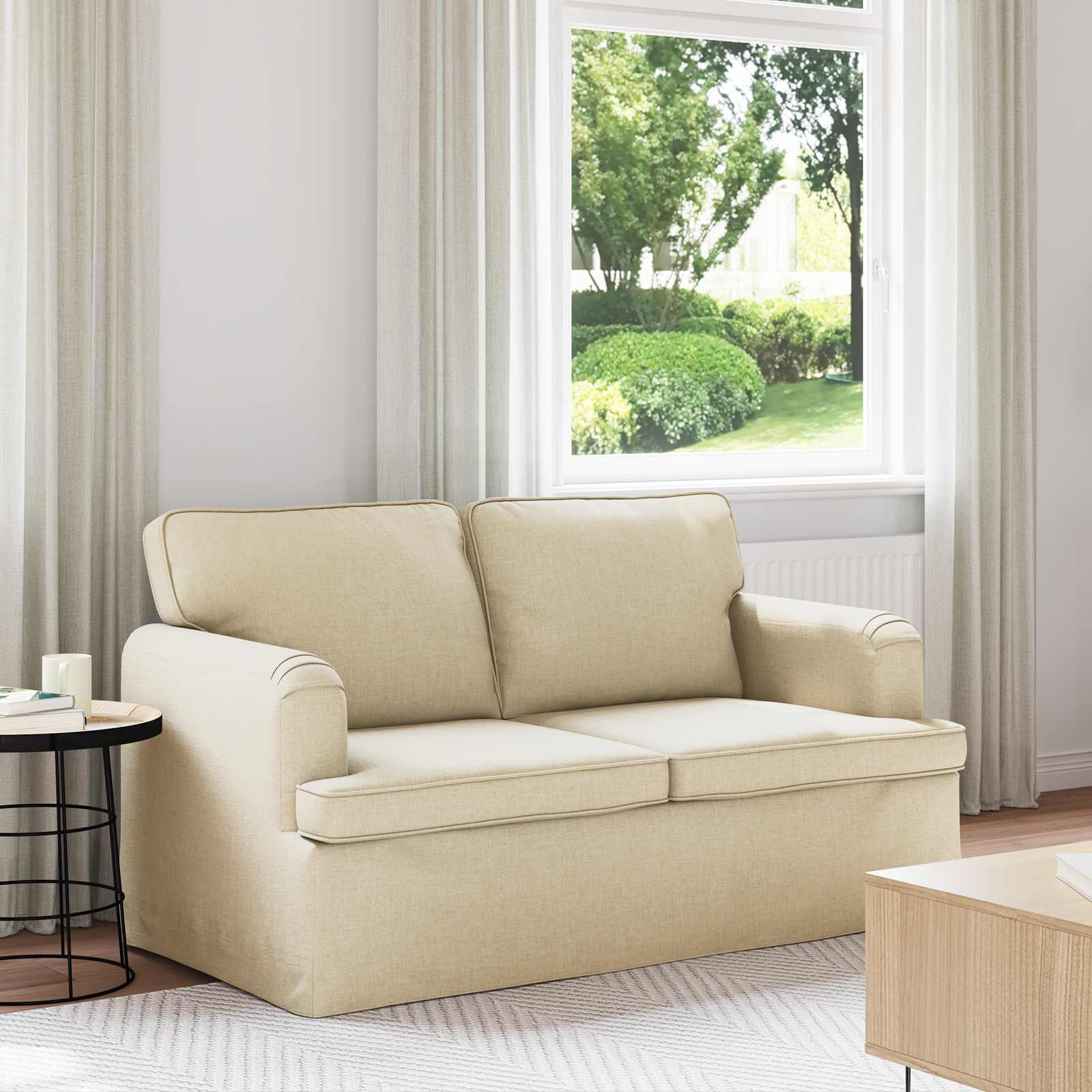 Canapé 120cm Crème Métал - XIOS