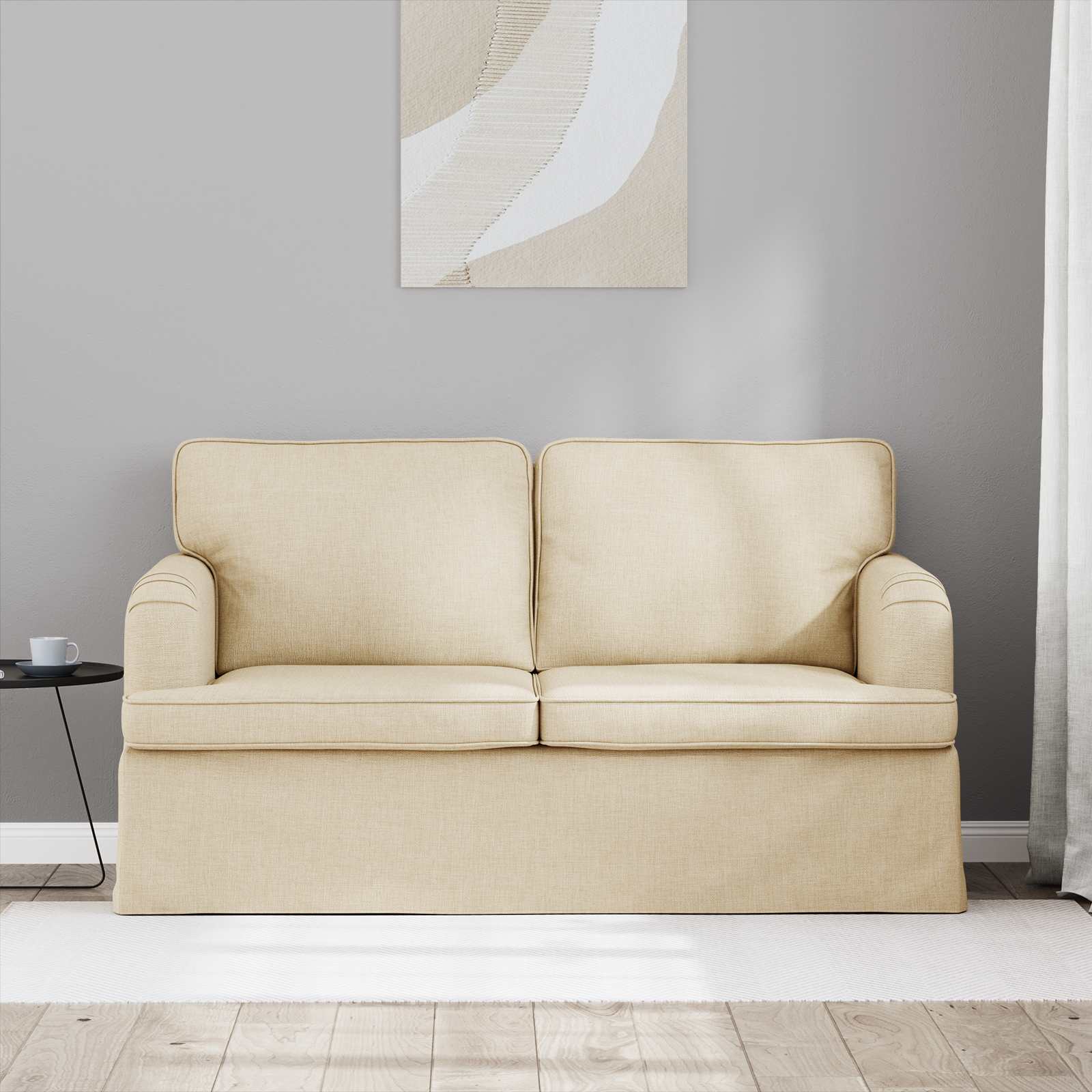 Canapé 120cm Crème Métал - XIOS