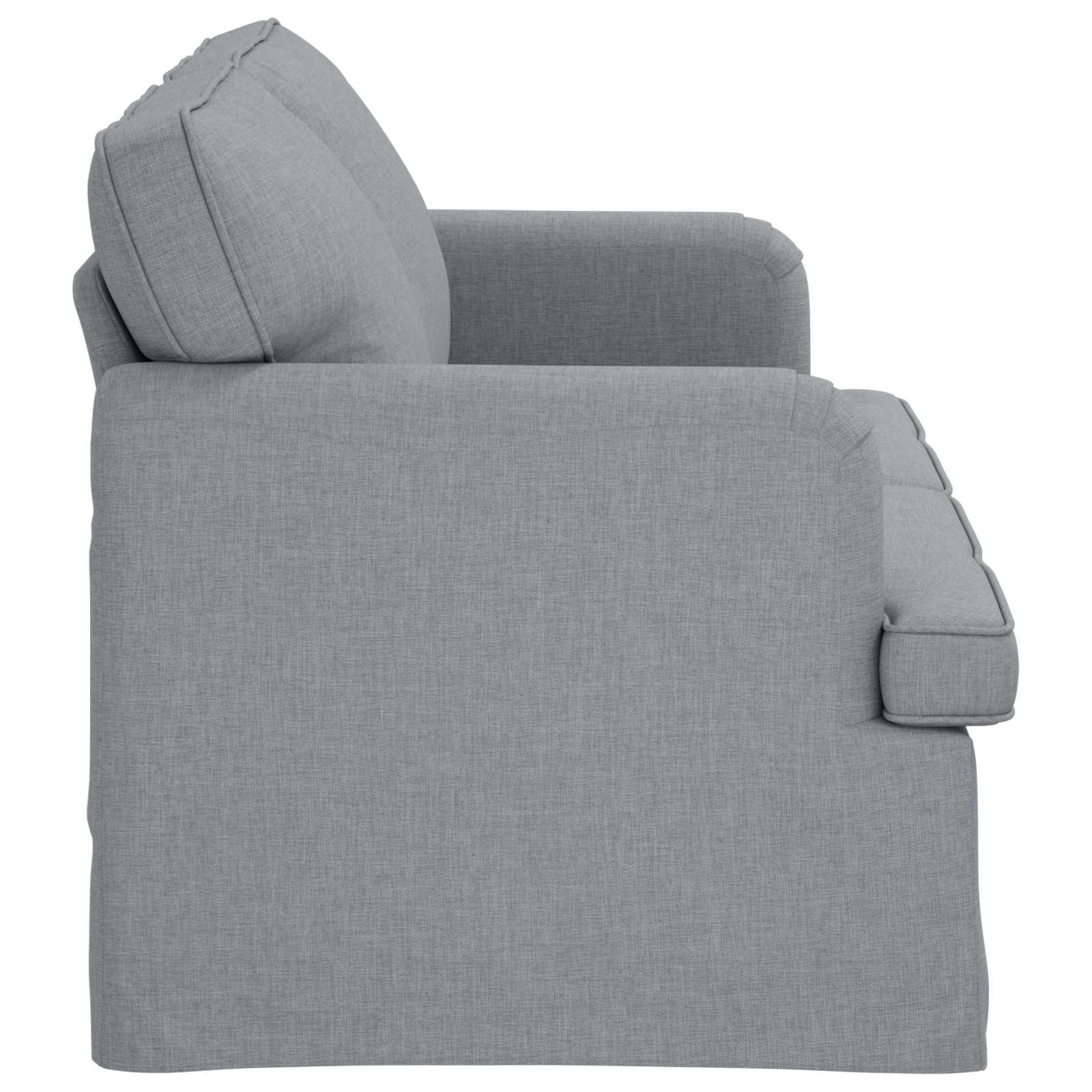 Canapé 140cm Gris clair Métал - XIOS