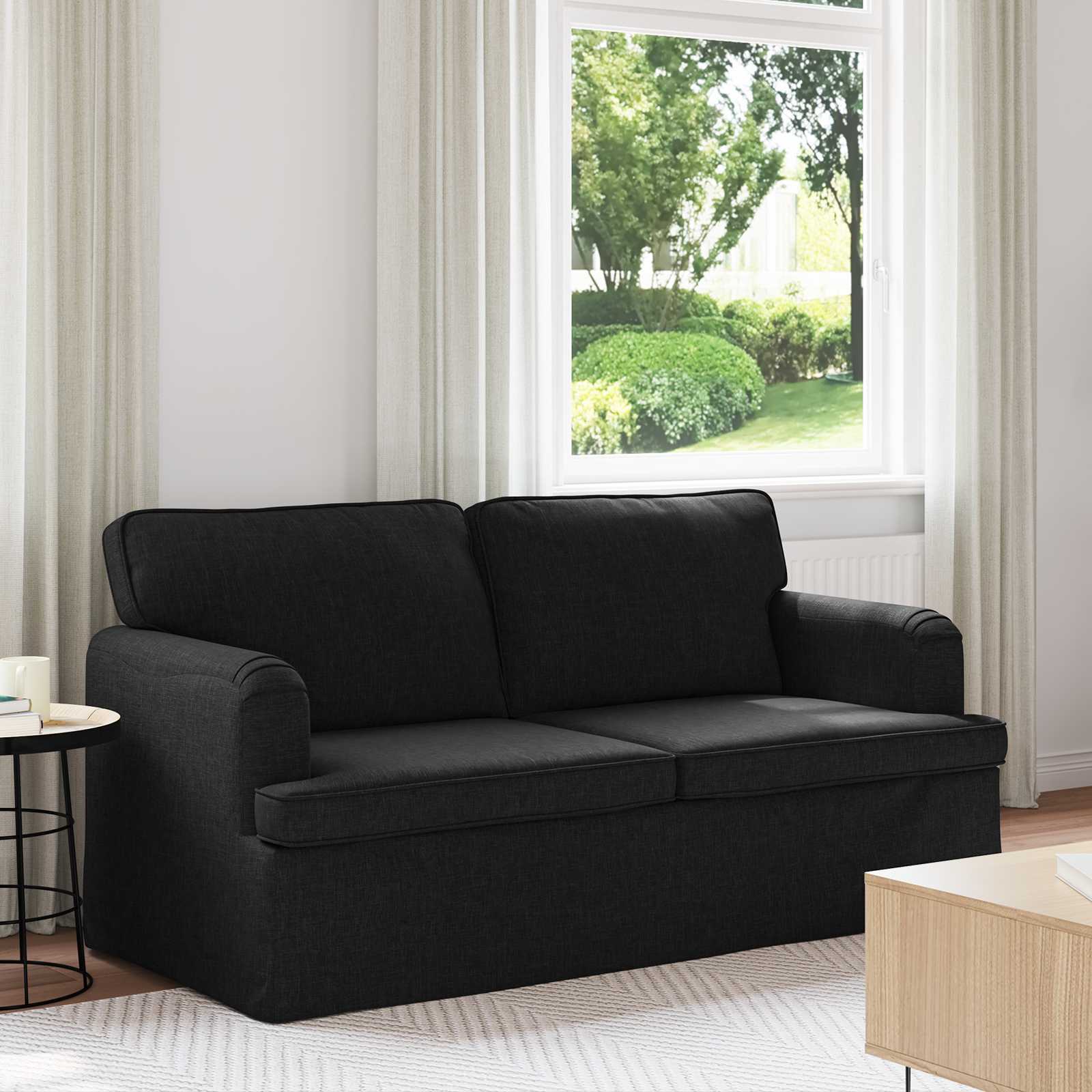 Canapé 140cm Noir Métал - XIOS