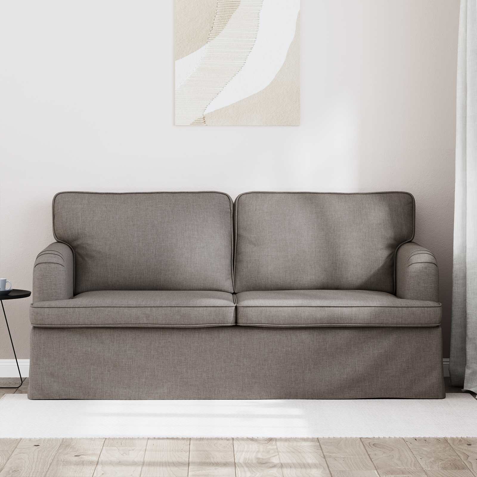 Canapé 140cm Taupe Métал - XIOS