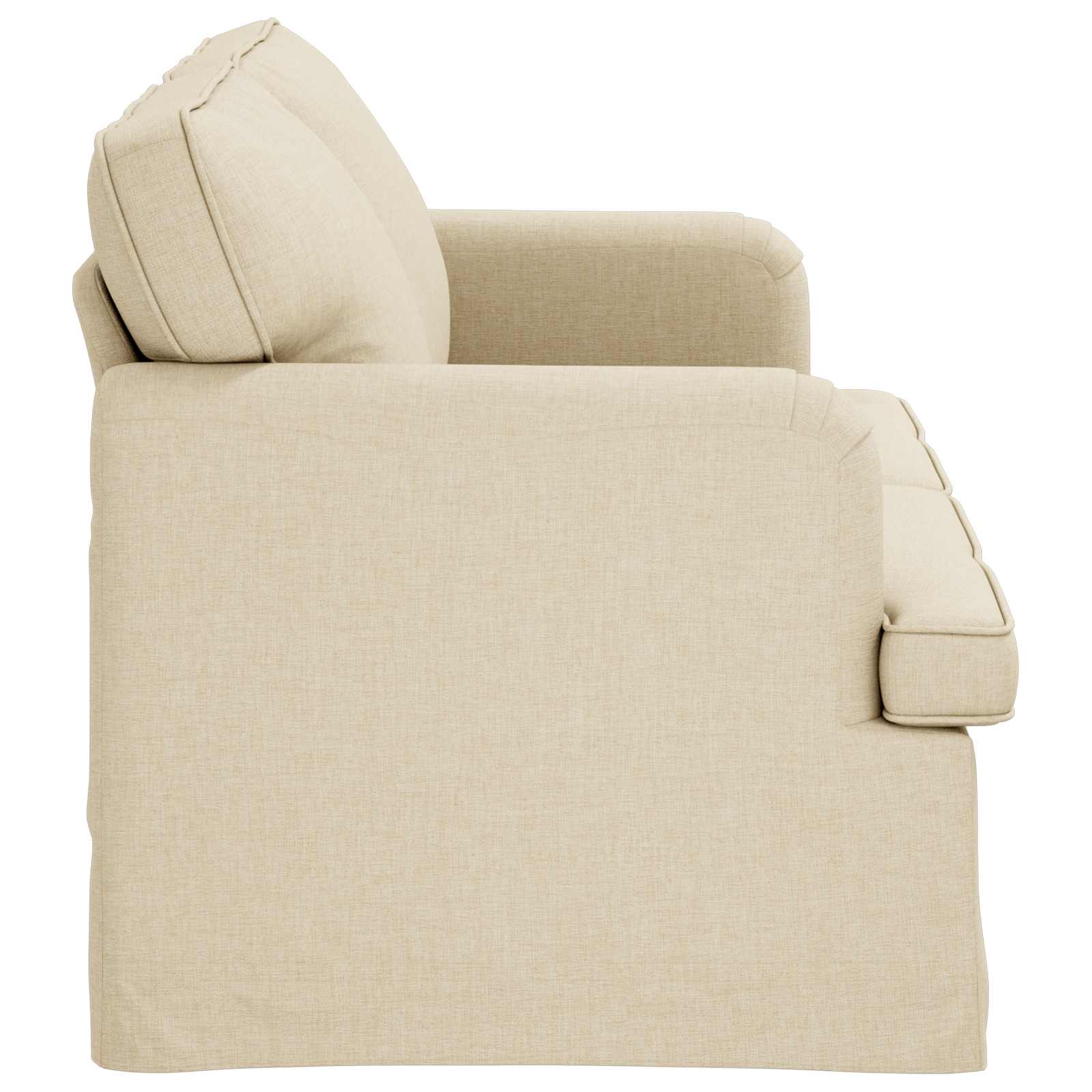 Canapé 140cm Crème Métал - XIOS