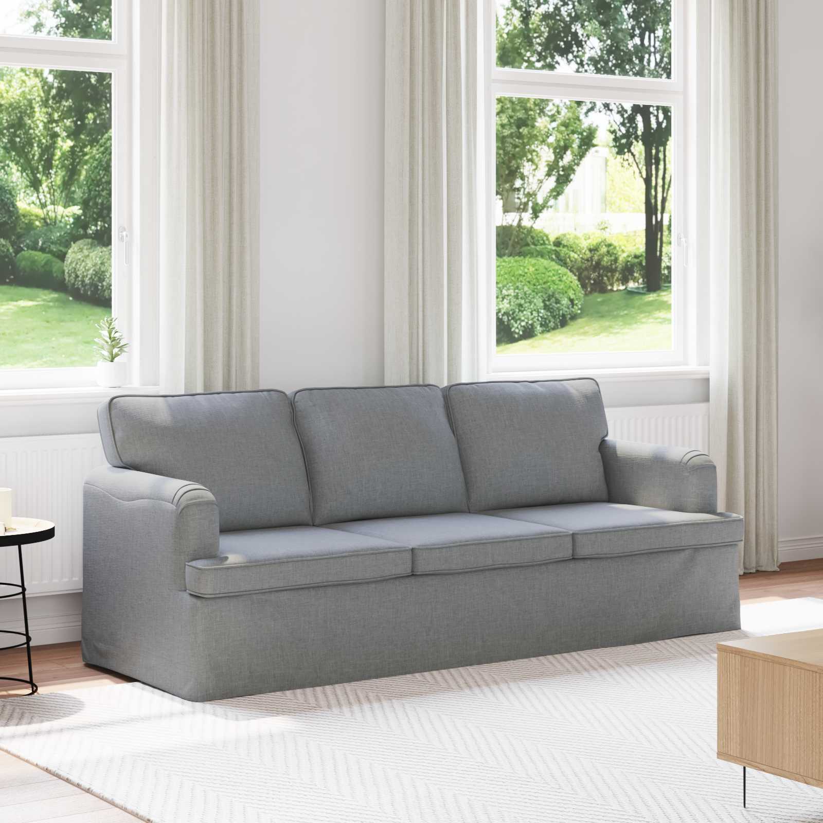 Canapé 180cm Gris clair Métал - XIOS