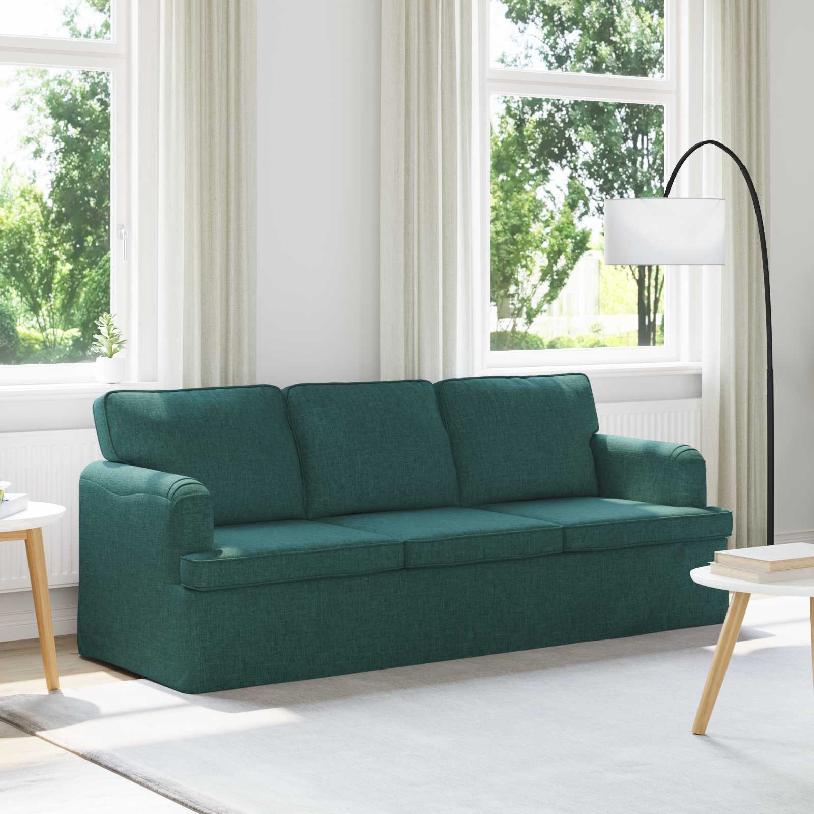 Canapé 180cm Vert foncé Métал - XIOS