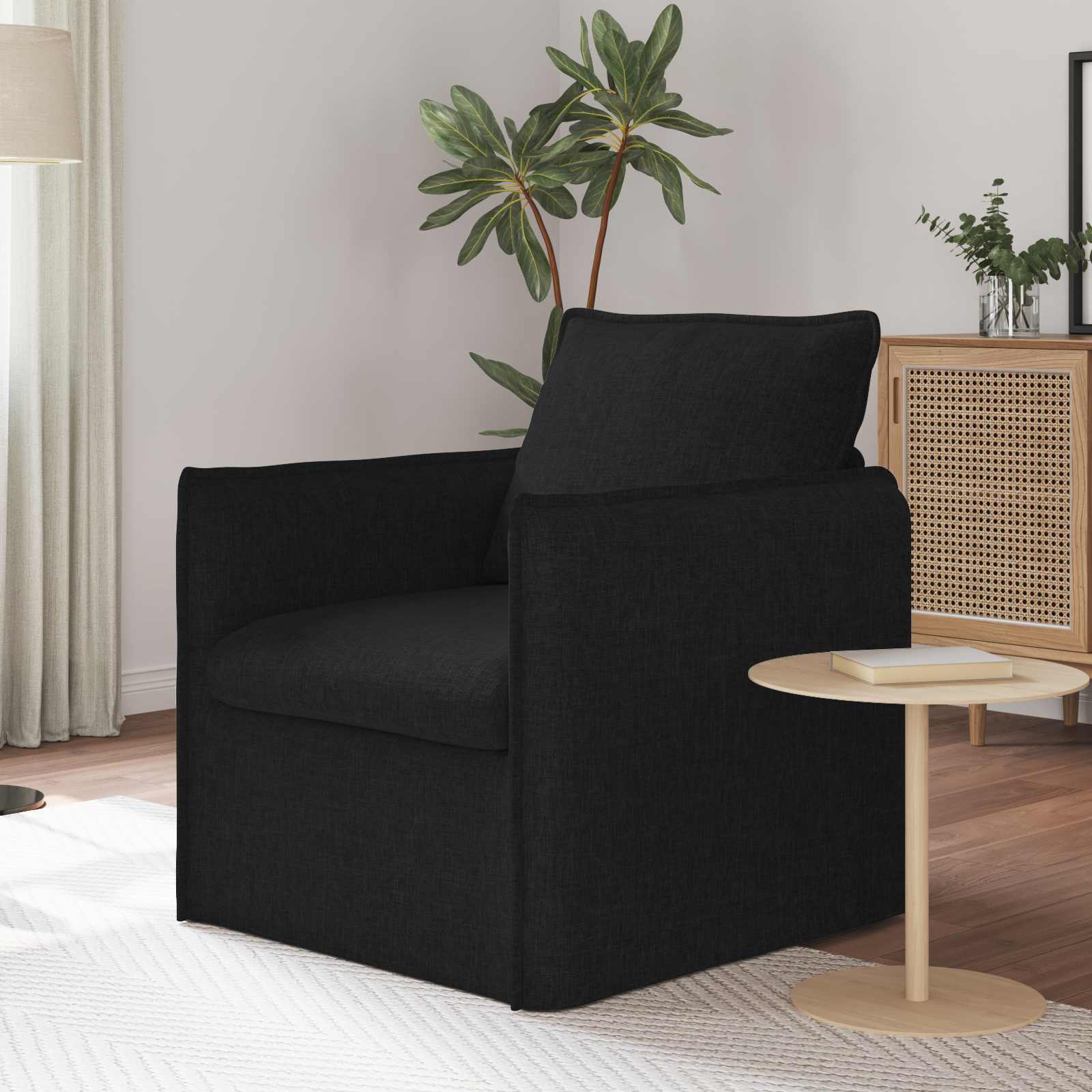 Canapé 60cm Noir Métал - XIOS