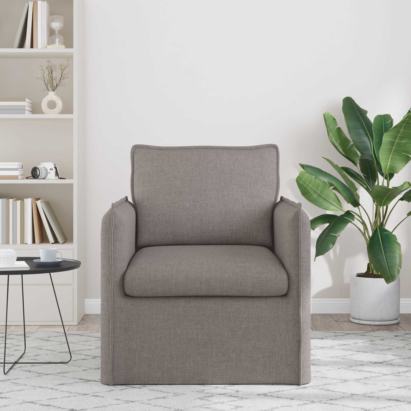 Canapé 60cm Taupe Métал - XIOS