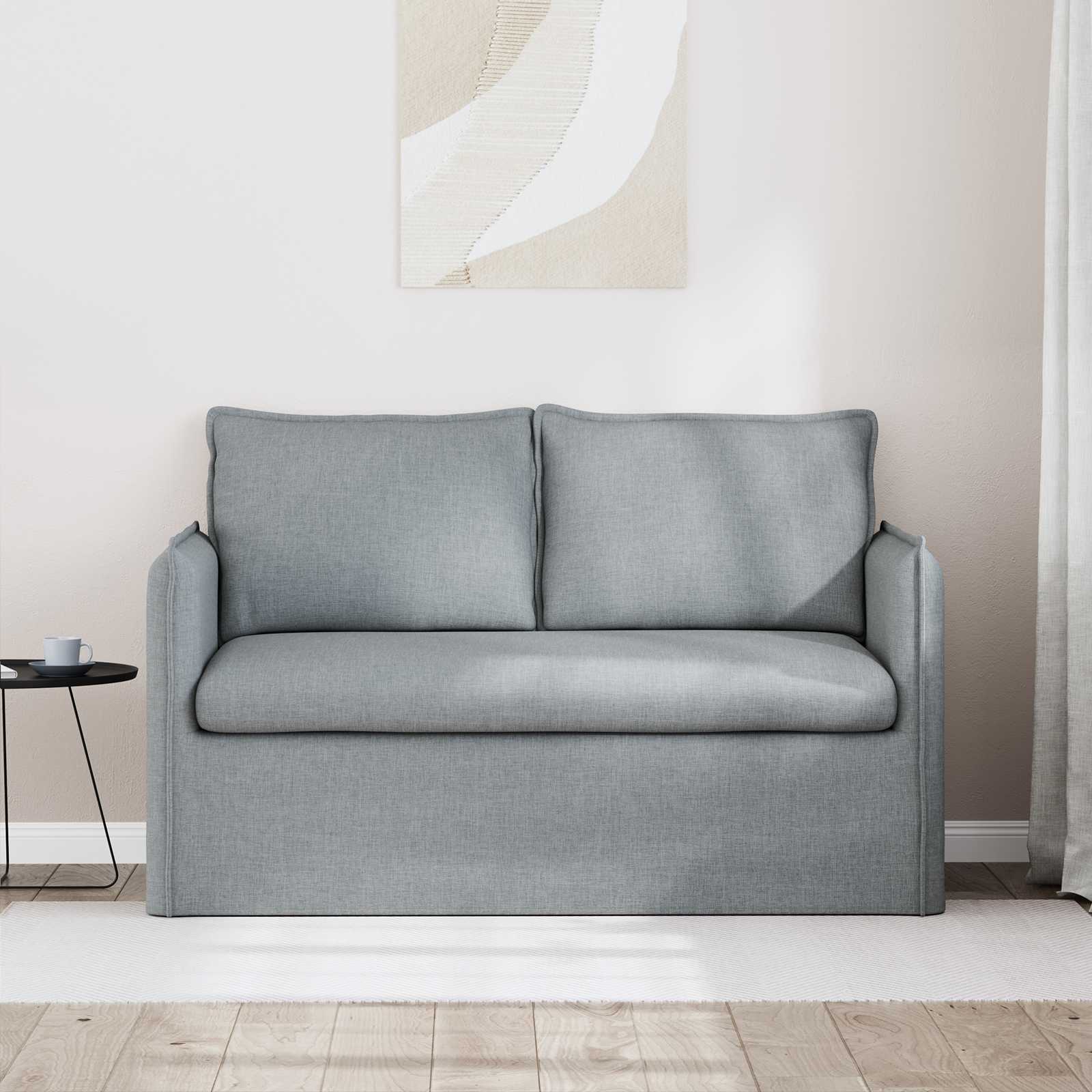 Canapé 120cm Gris clair Métал - XIOS