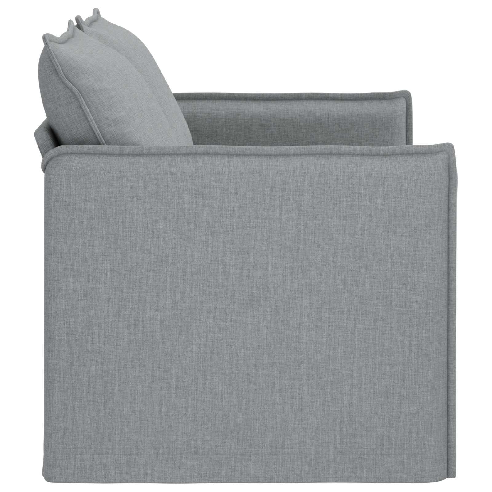 Canapé 120cm Gris clair Métал - XIOS