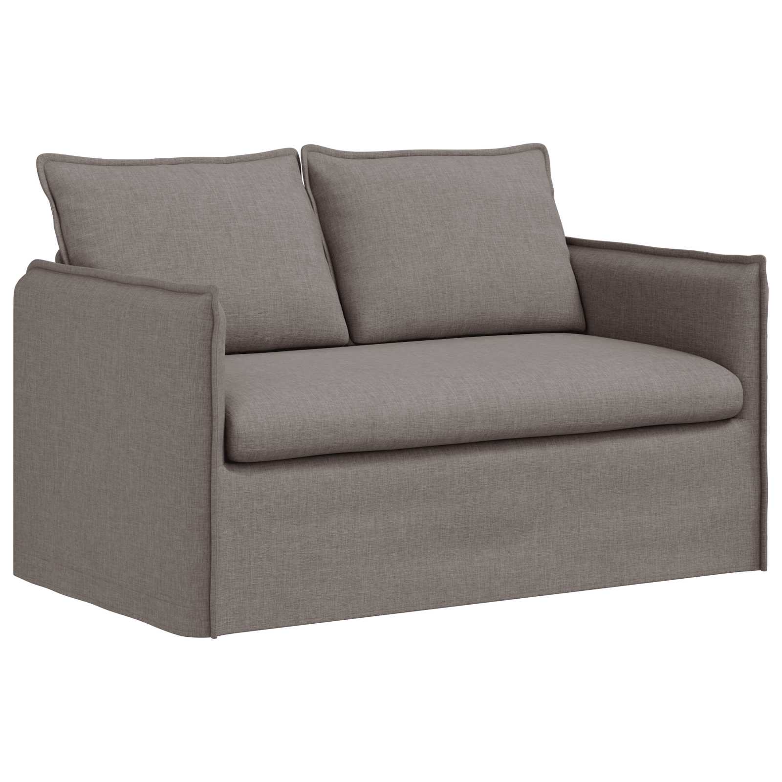 Canapé 120cm Taupe Métал - XIOS