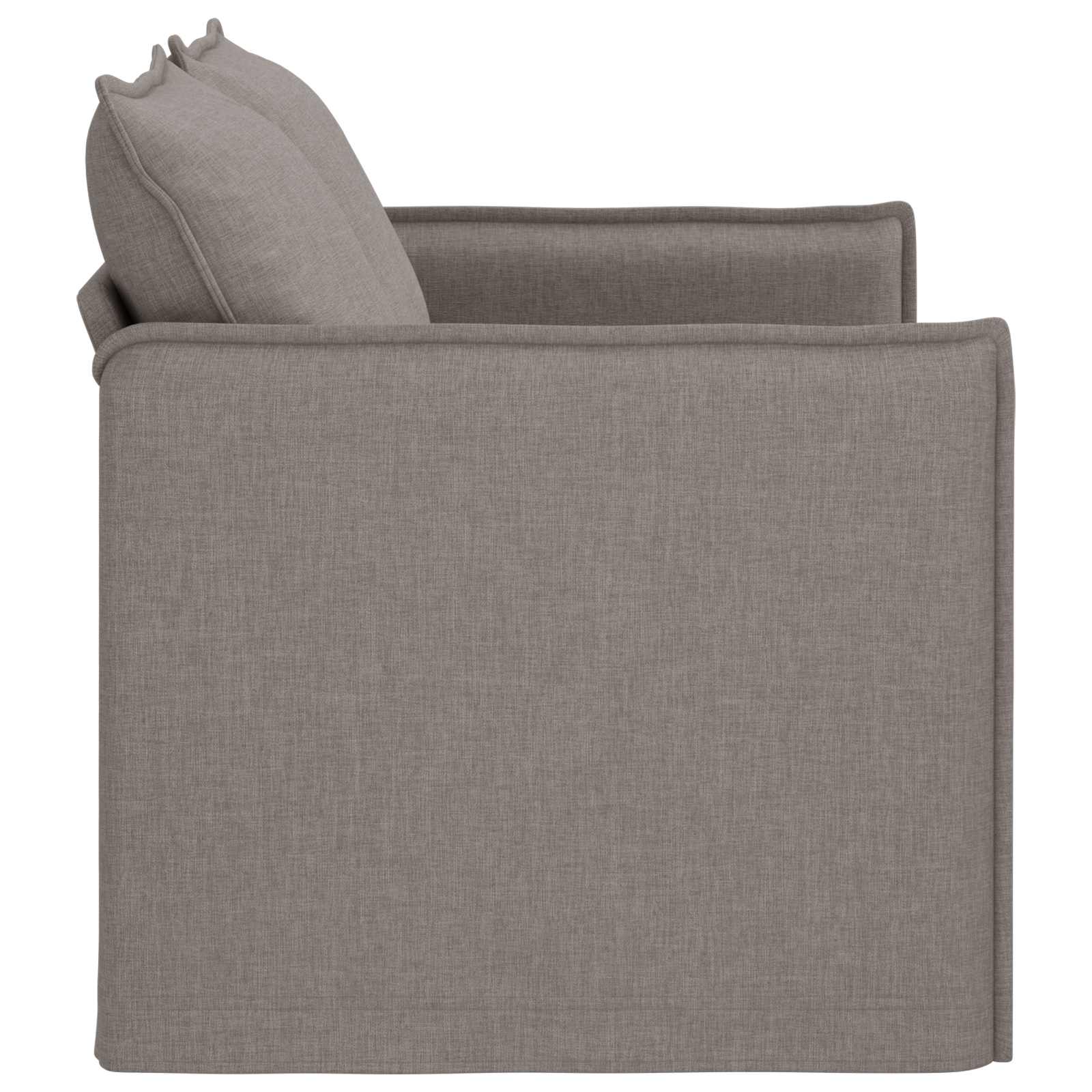Canapé 120cm Taupe Métал - XIOS