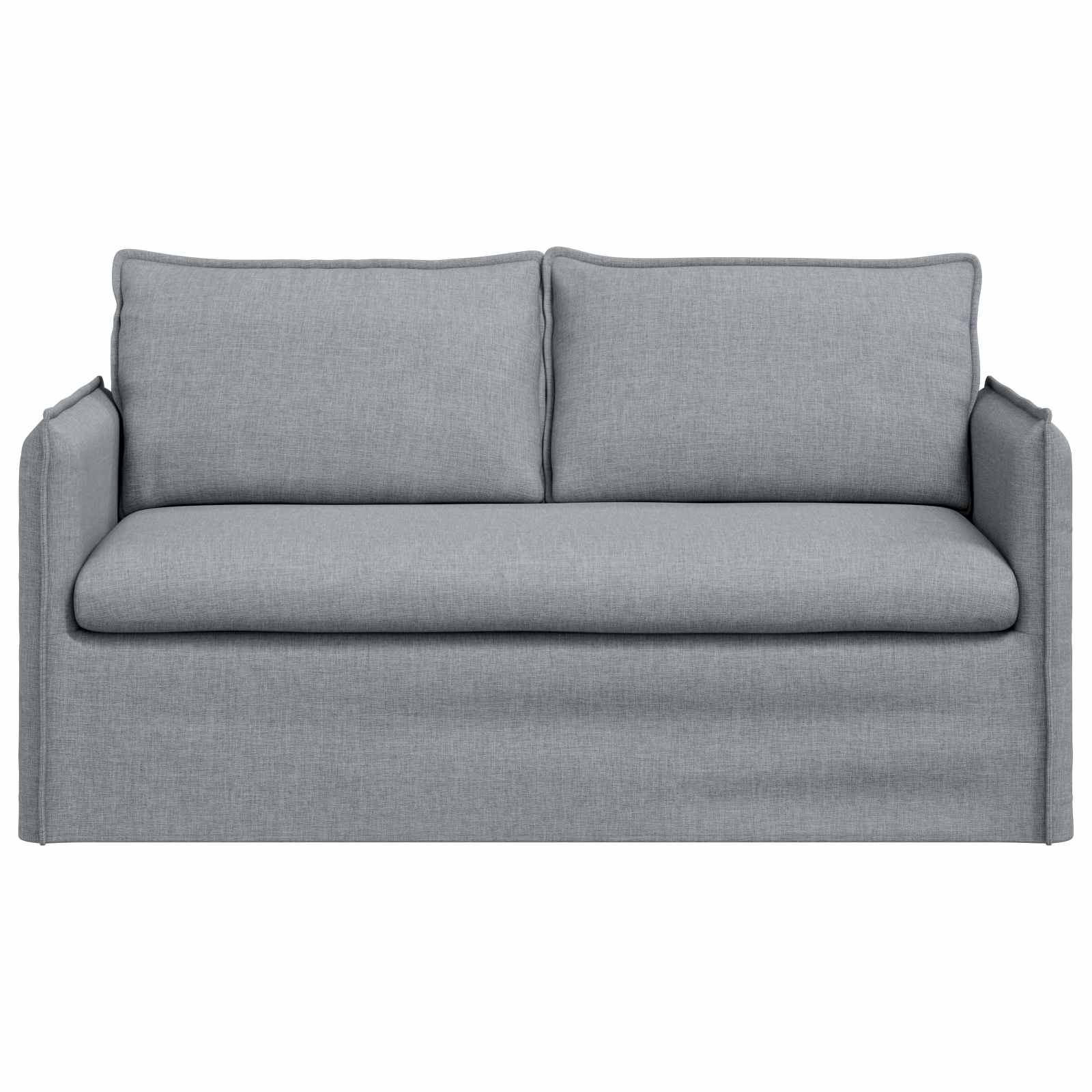 Canapé 140cm Gris clair Métал - XIOS