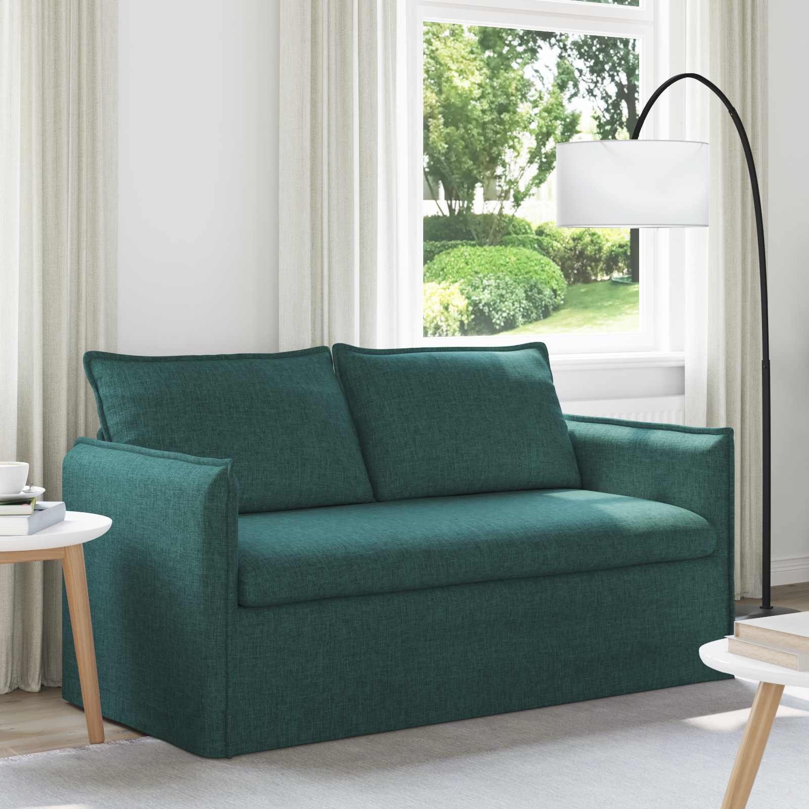Canapé 140cm Vert foncé Métал - XIOS