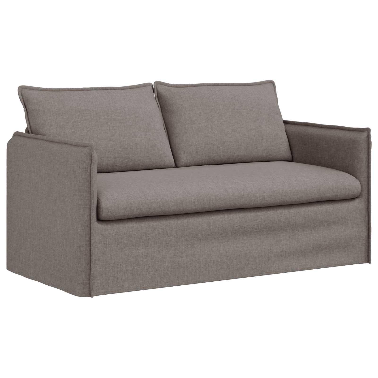 Canapé 140cm Taupe Métал - XIOS