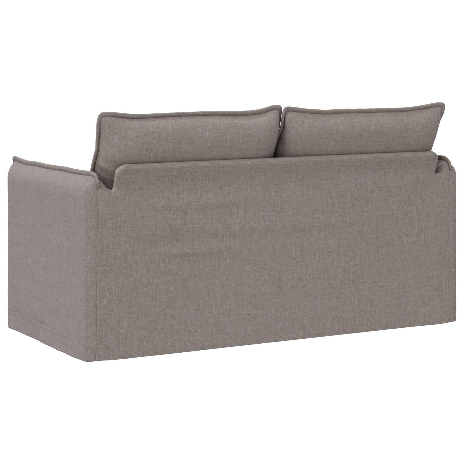Canapé 140cm Taupe Métал - XIOS