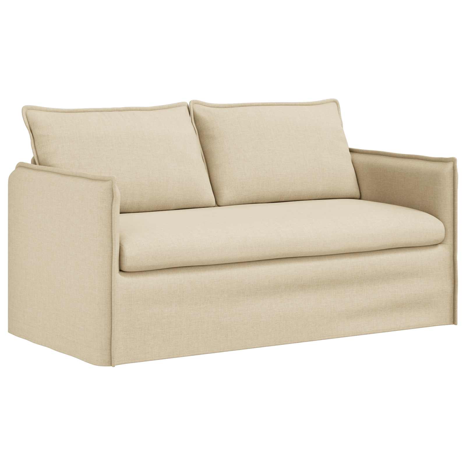 Canapé 140cm Crème Métал - XIOS