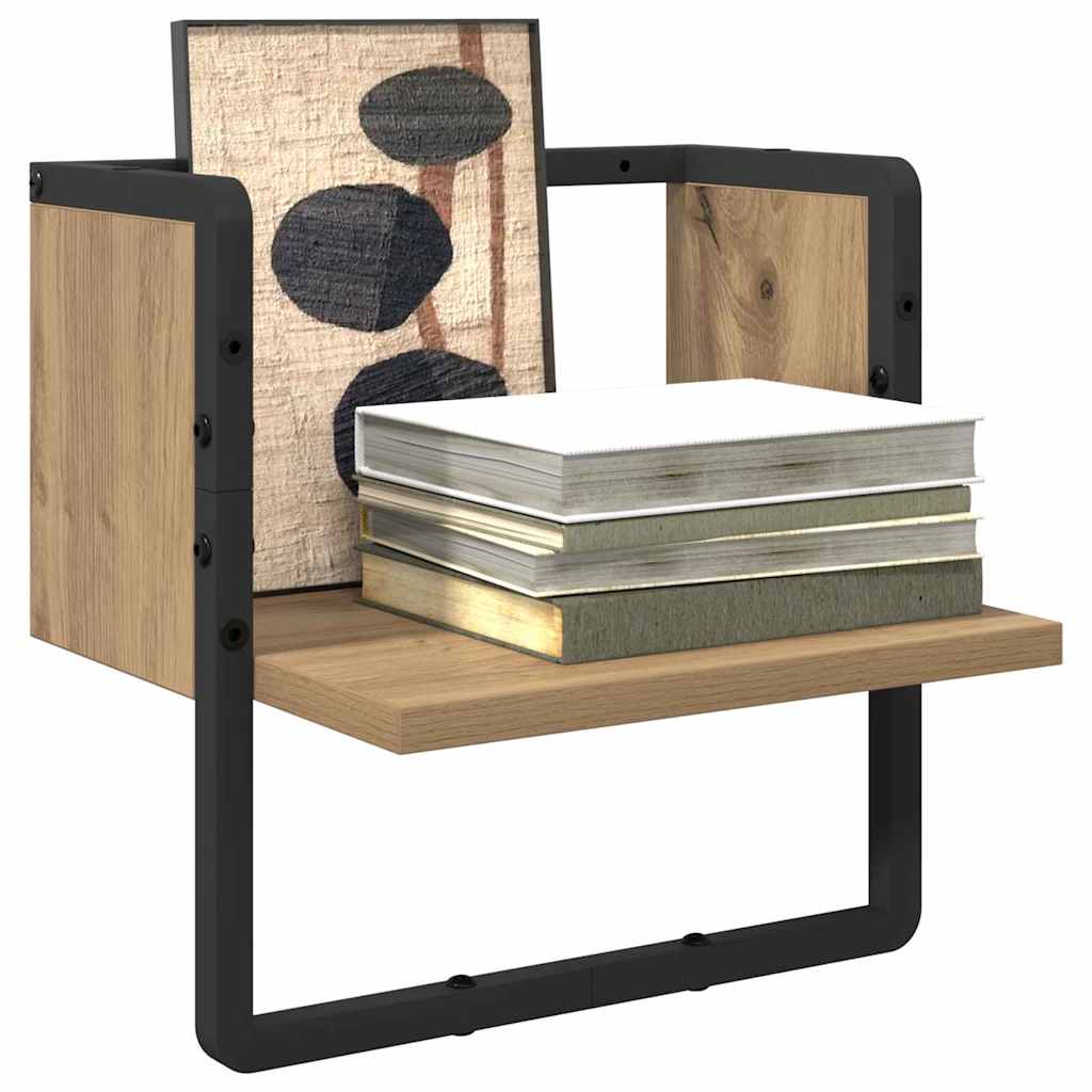 Étagère Murale Chêne artisan 30 x 25 x 30 cm Bois d'ingénierie - XIOS