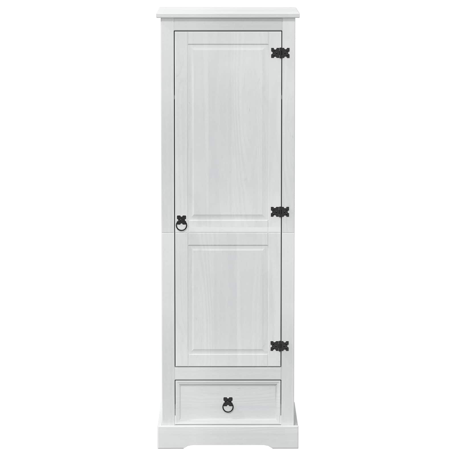 Armoires avec tiroir Blanc 55 x 50 x 170 cm Pin massif - XIOS