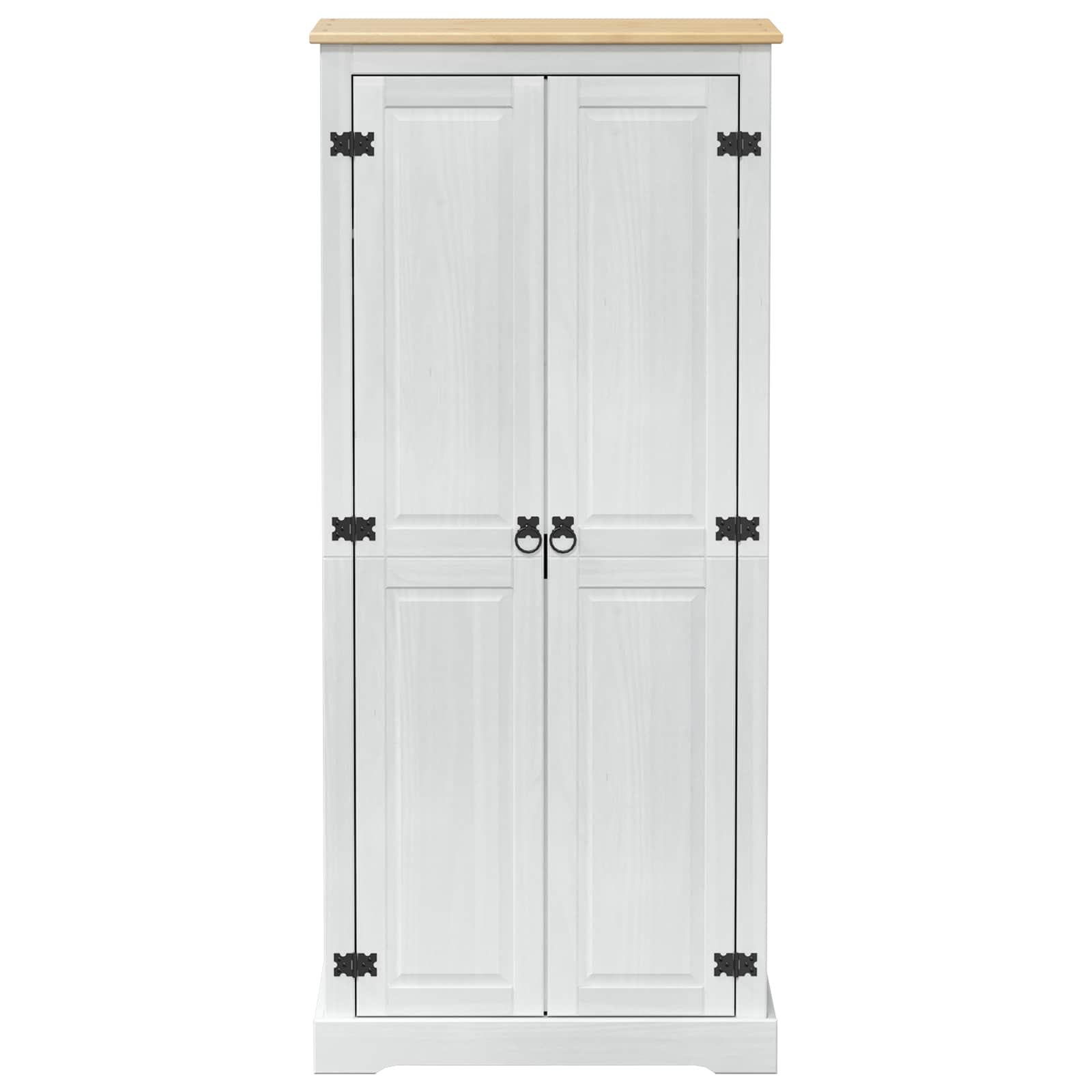 Armoires avec étagère Blanc 76 x 50 x 170 cm Pin massif - XIOS
