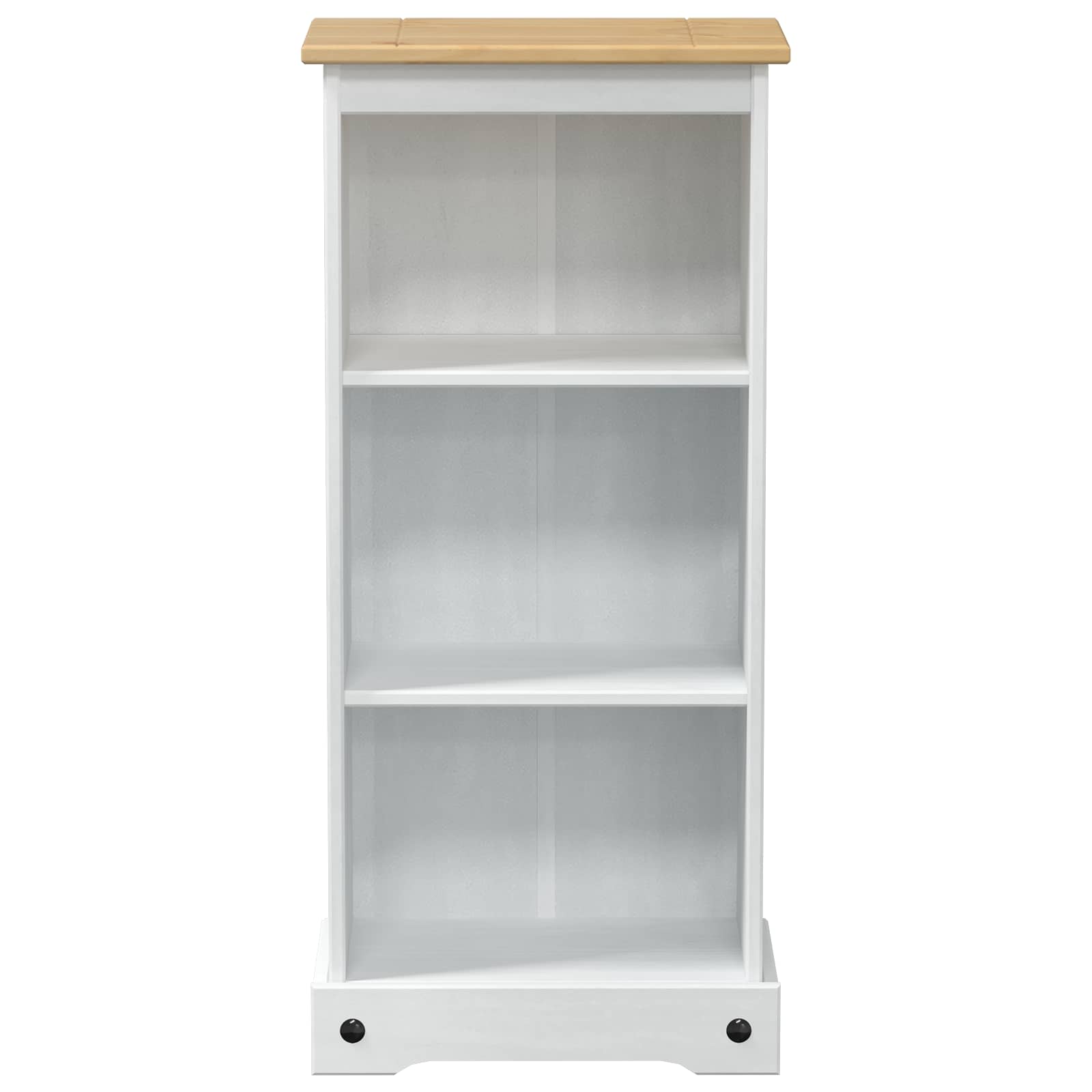 Bibliothèque Blanc 46 x 29 x 100 cm Pin massif - XIOS