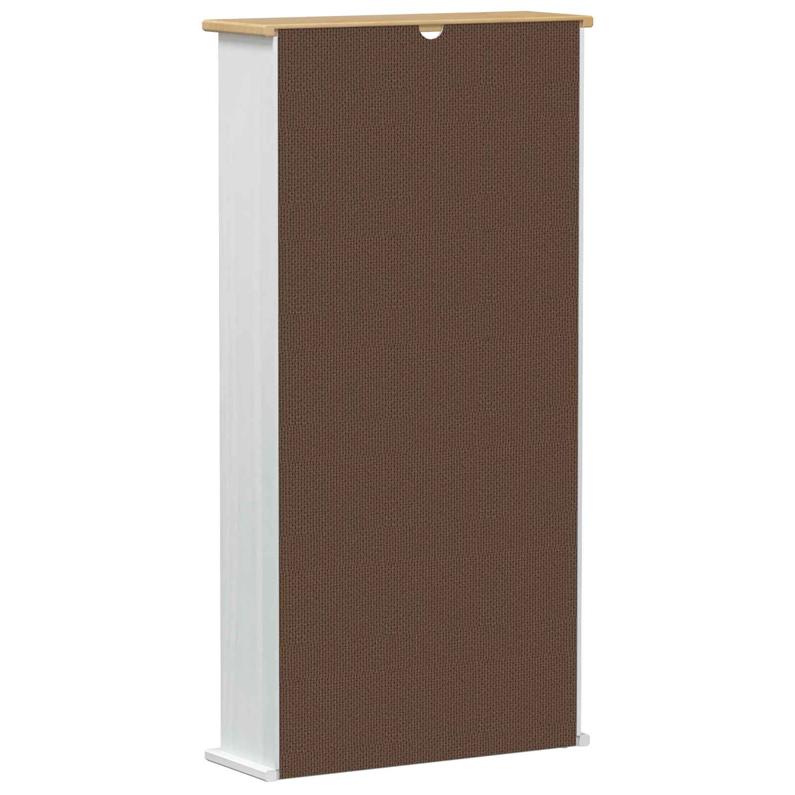 Meuble CD Blanc 52 x 17.5 x 103 cm Pin massif - XIOS