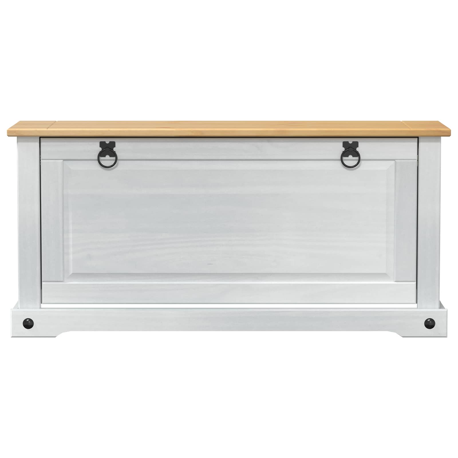 Cabinet à chaussures Corona Blanc 99 x 32 x 49 cm Pin massif - XIOS