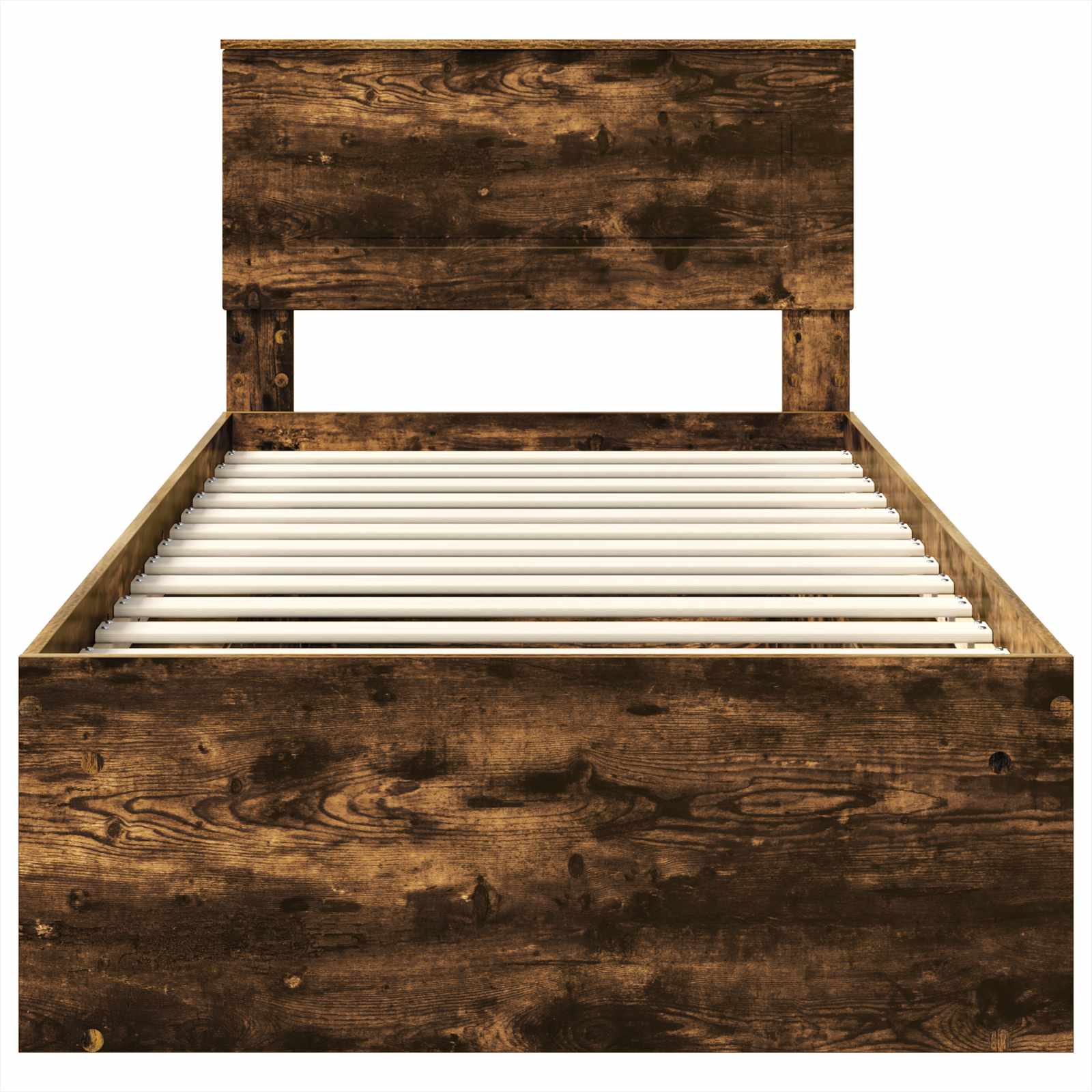 Cadre de lit Chêne fumé 100 x 200 cm Bois d'ingénierie - XIOS