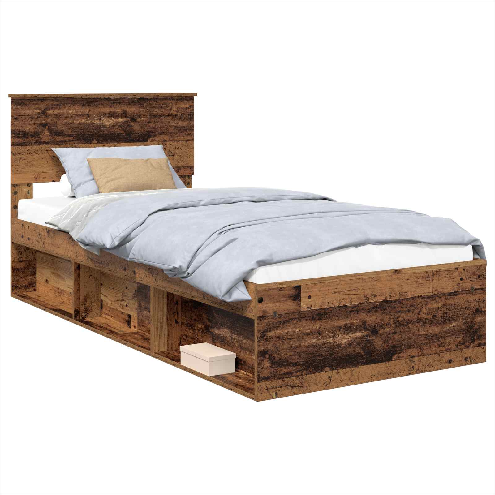 Cadre de lit Bois ancien 90 x 190 cm Bois d'ingénierie - XIOS