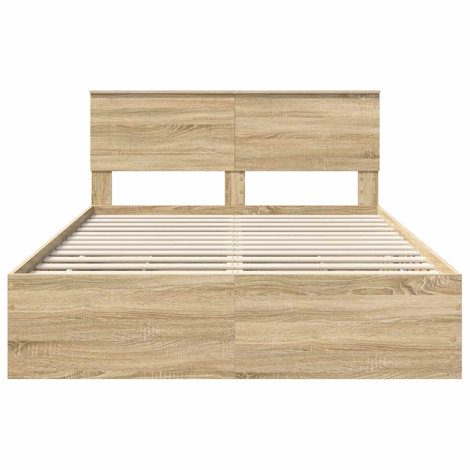 Cadre de lit Chêne Sonoma 160 x 200 cm Bois Ingénierie - XIOS