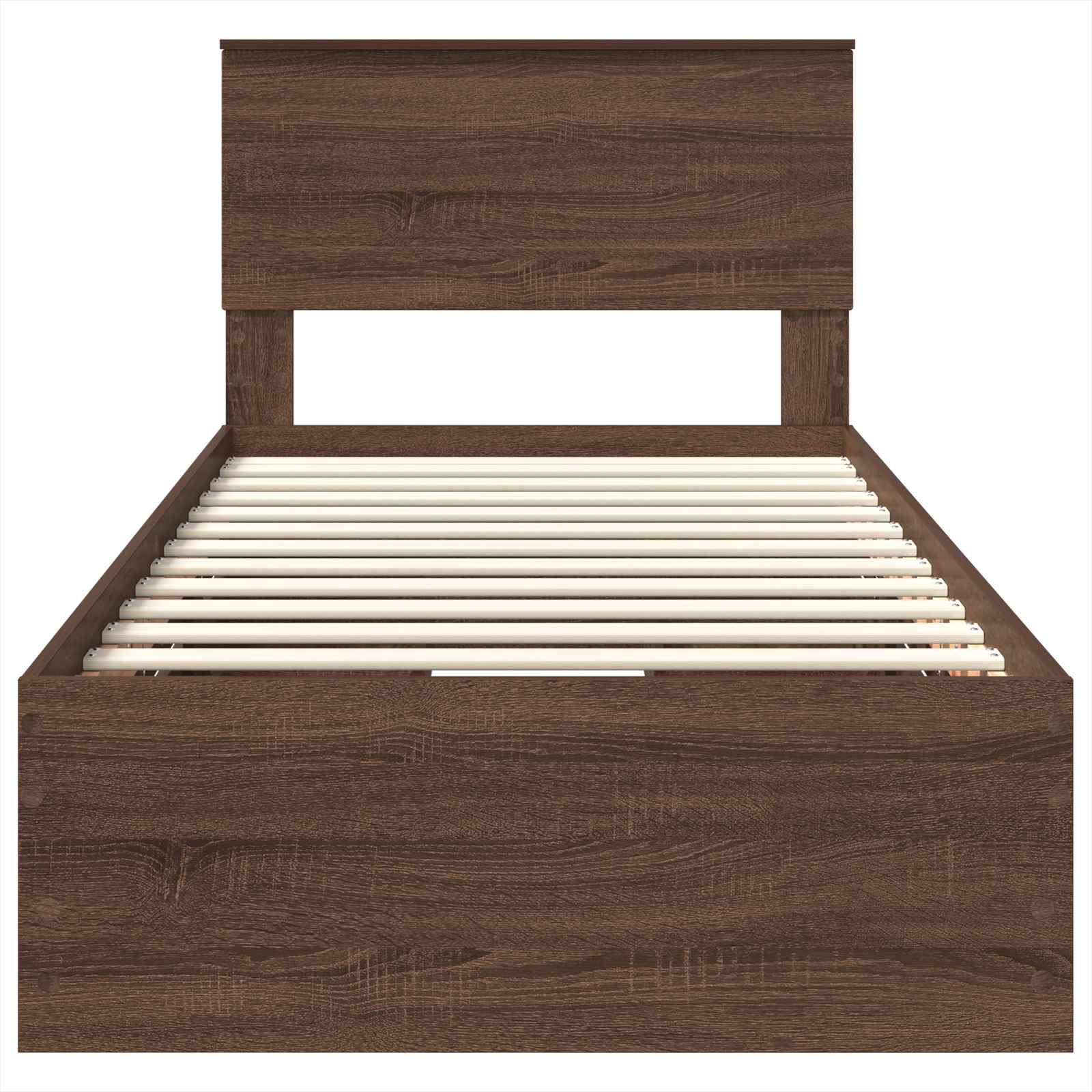 Cadre de lit Chêne brun 100 x 200 cm Bois Ingénierie - XIOS