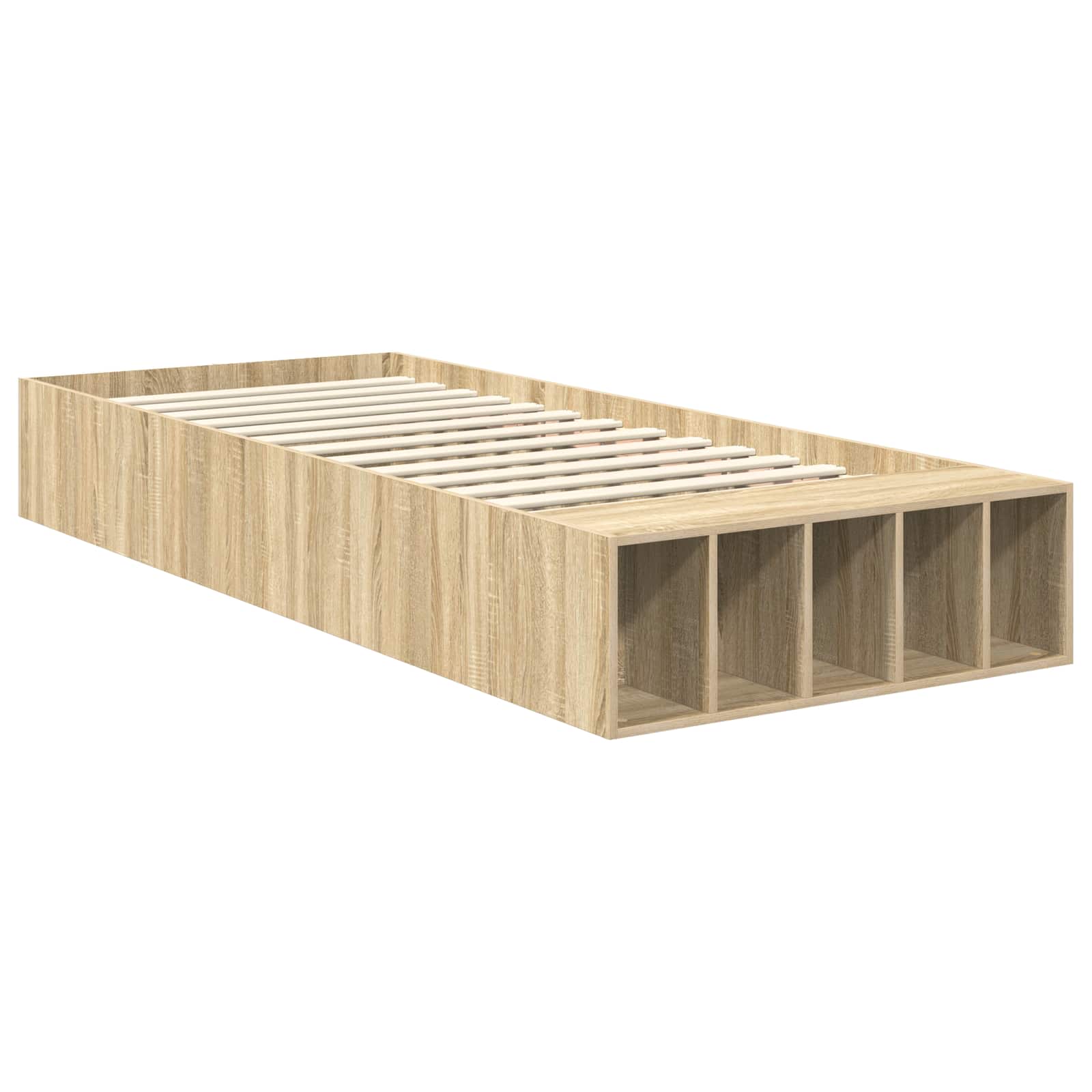 Cadre de lit Chêne Sonoma 75 x 190 cm Bois d'ingénierie - XIOS