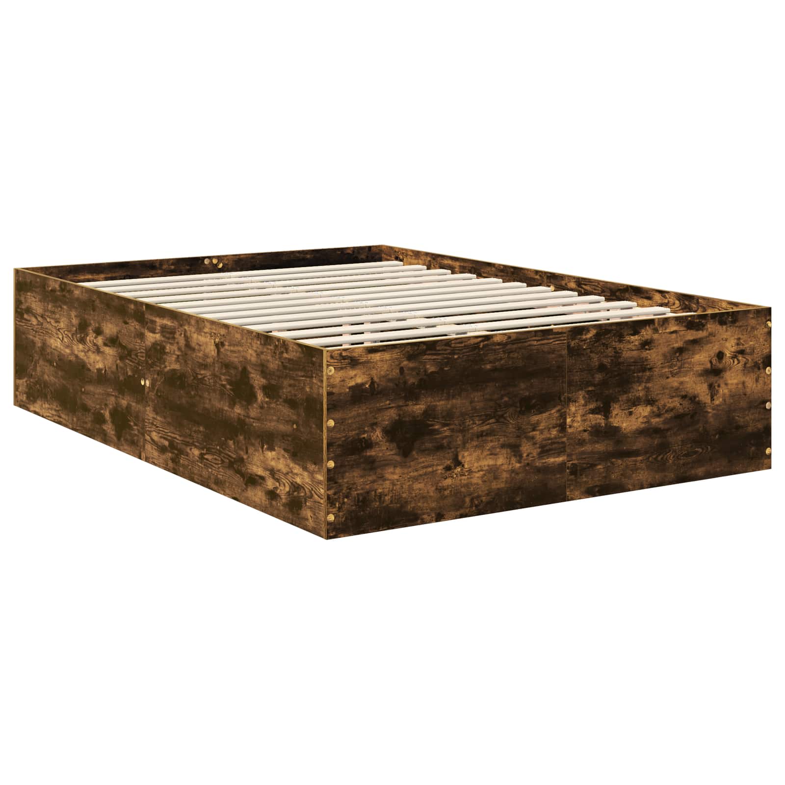 Cadre de lit Chêne fumé 160 x 200 cm Bois d'ingénierie - XIOS