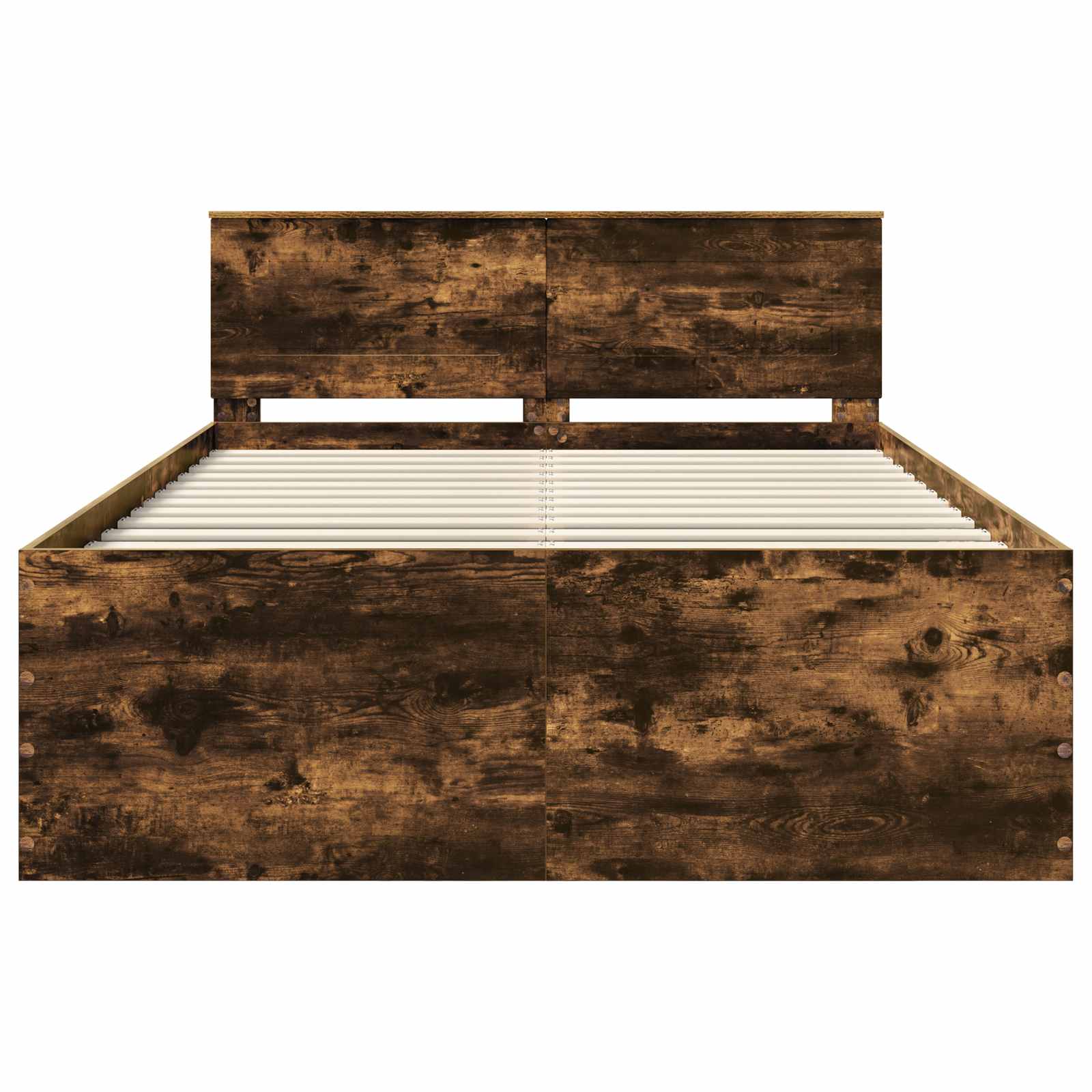Cadre de lit Chêne fumé 150 x 200 cm Bois d'ingénierie - XIOS
