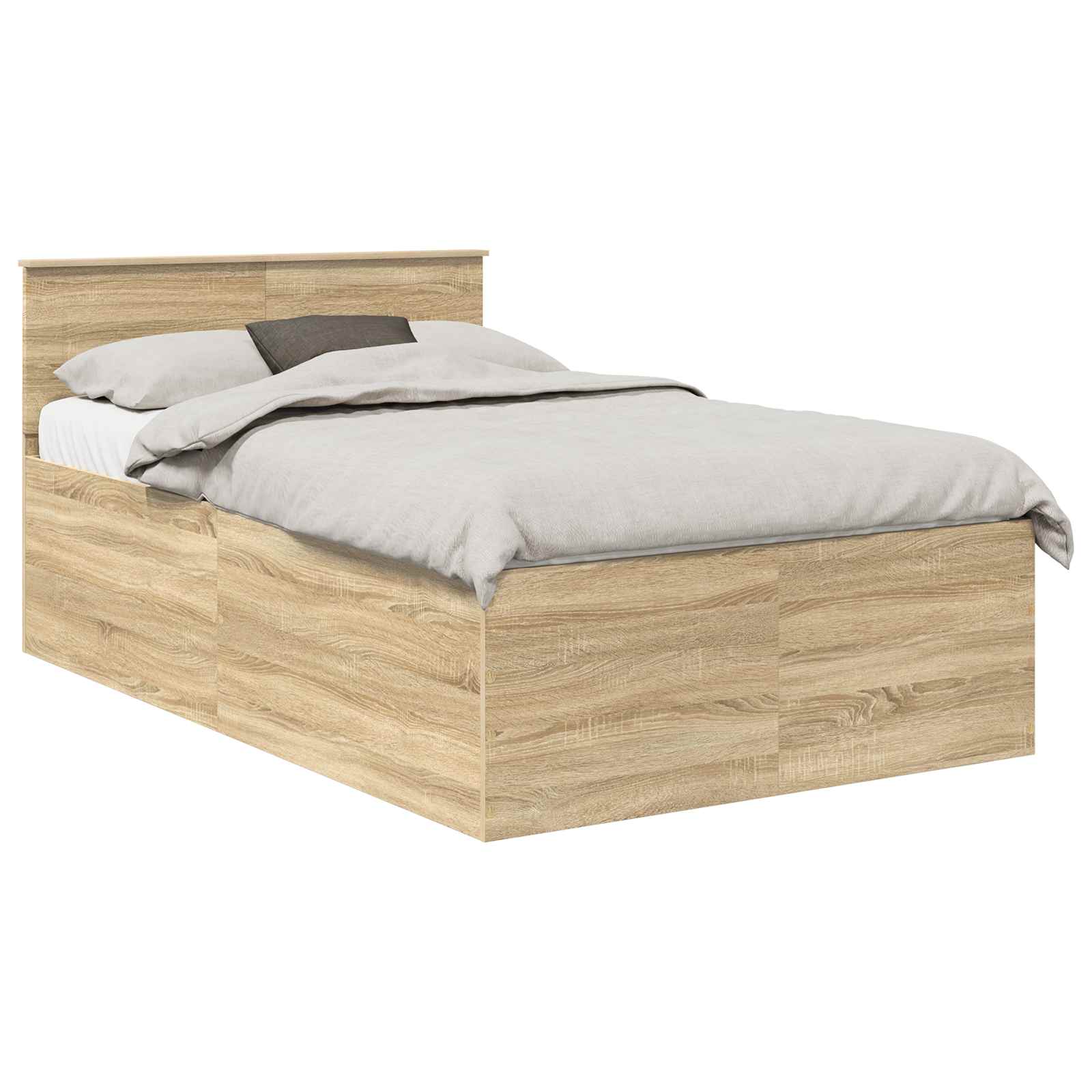 Cadre de lit Chêne Sonoma 120 x 190 cm Bois d'ingénierie - XIOS