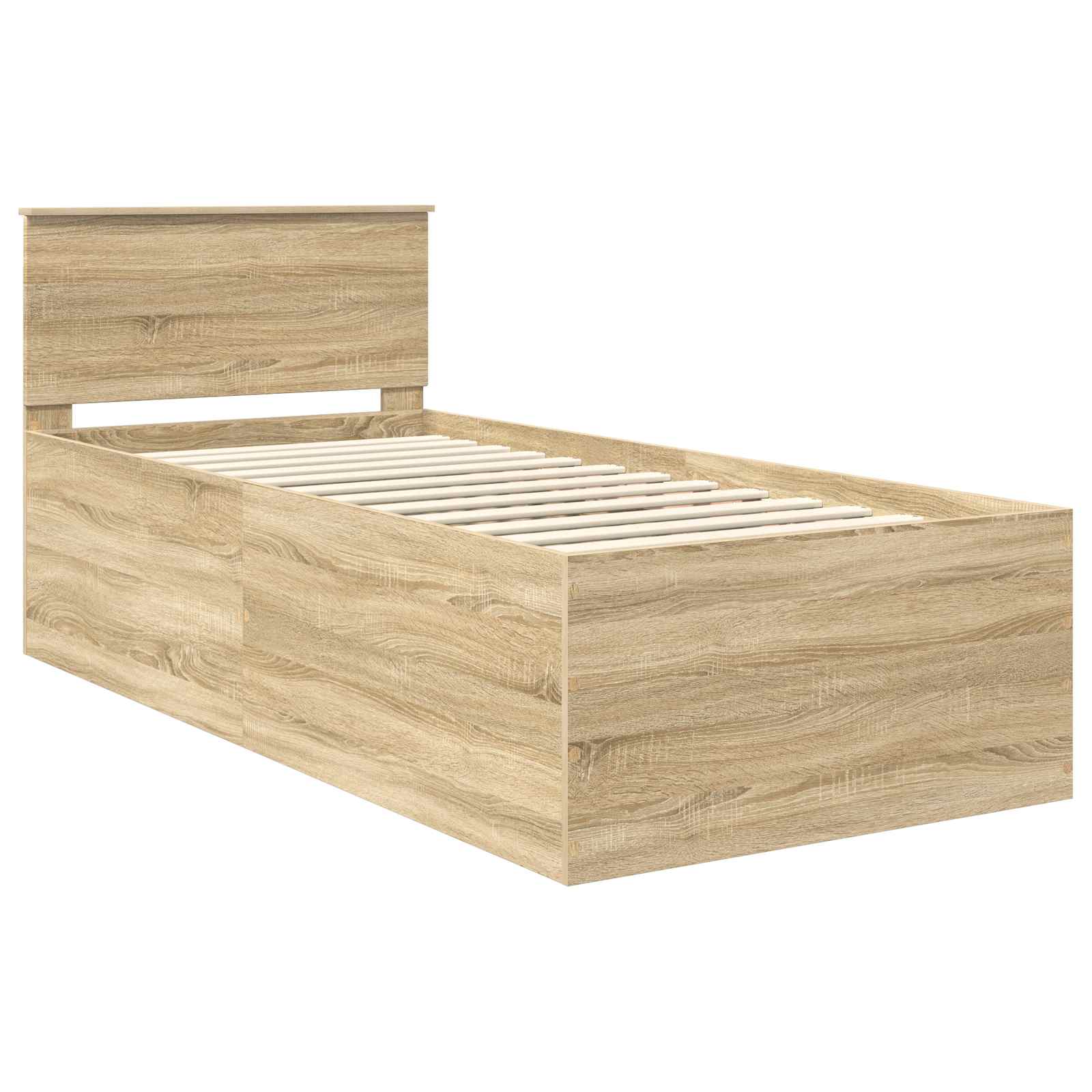 Cadre de lit Chêne Sonoma 75 x 190 cm Bois d'ingénierie - XIOS