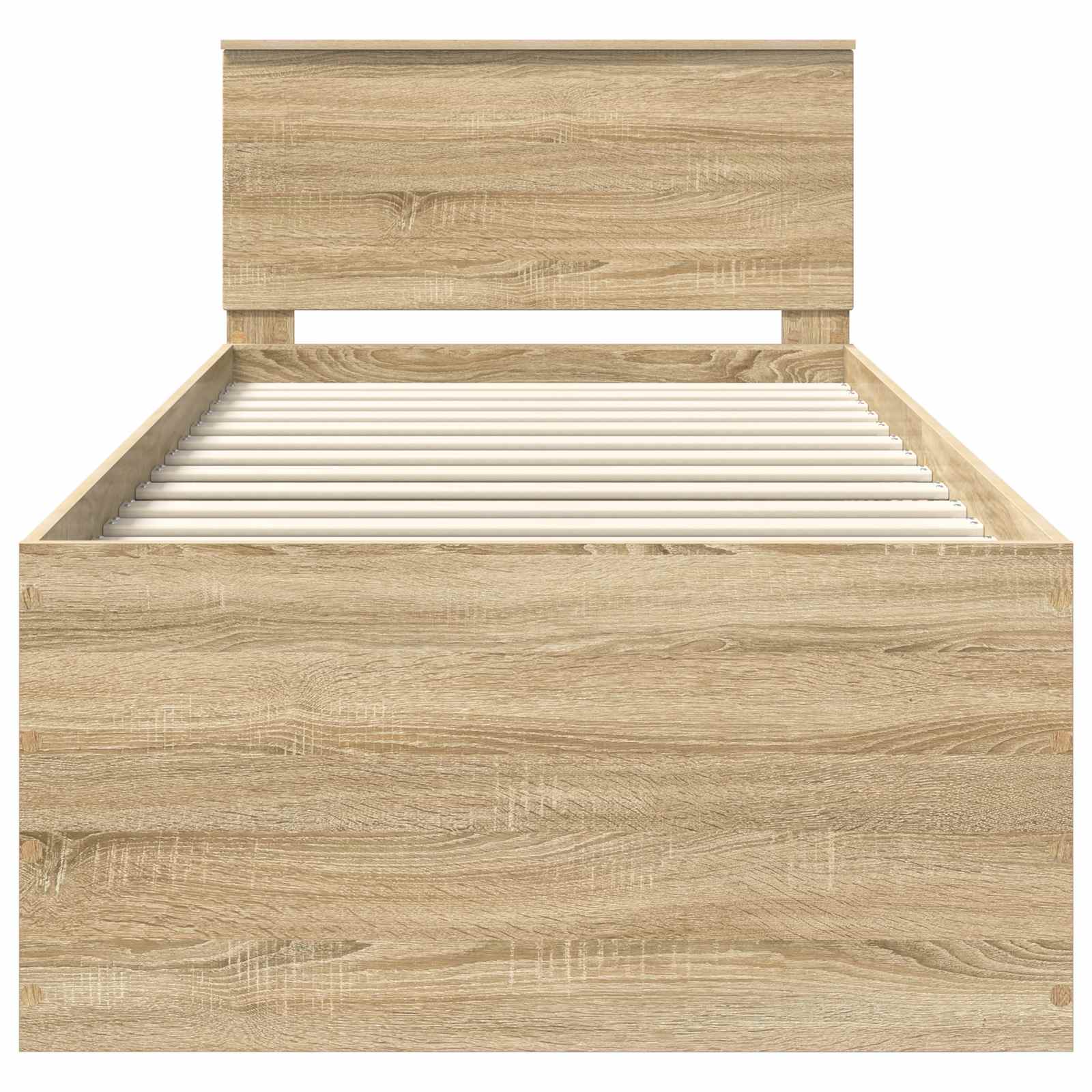 Cadre de lit Chêne Sonoma 75 x 190 cm Bois d'ingénierie - XIOS