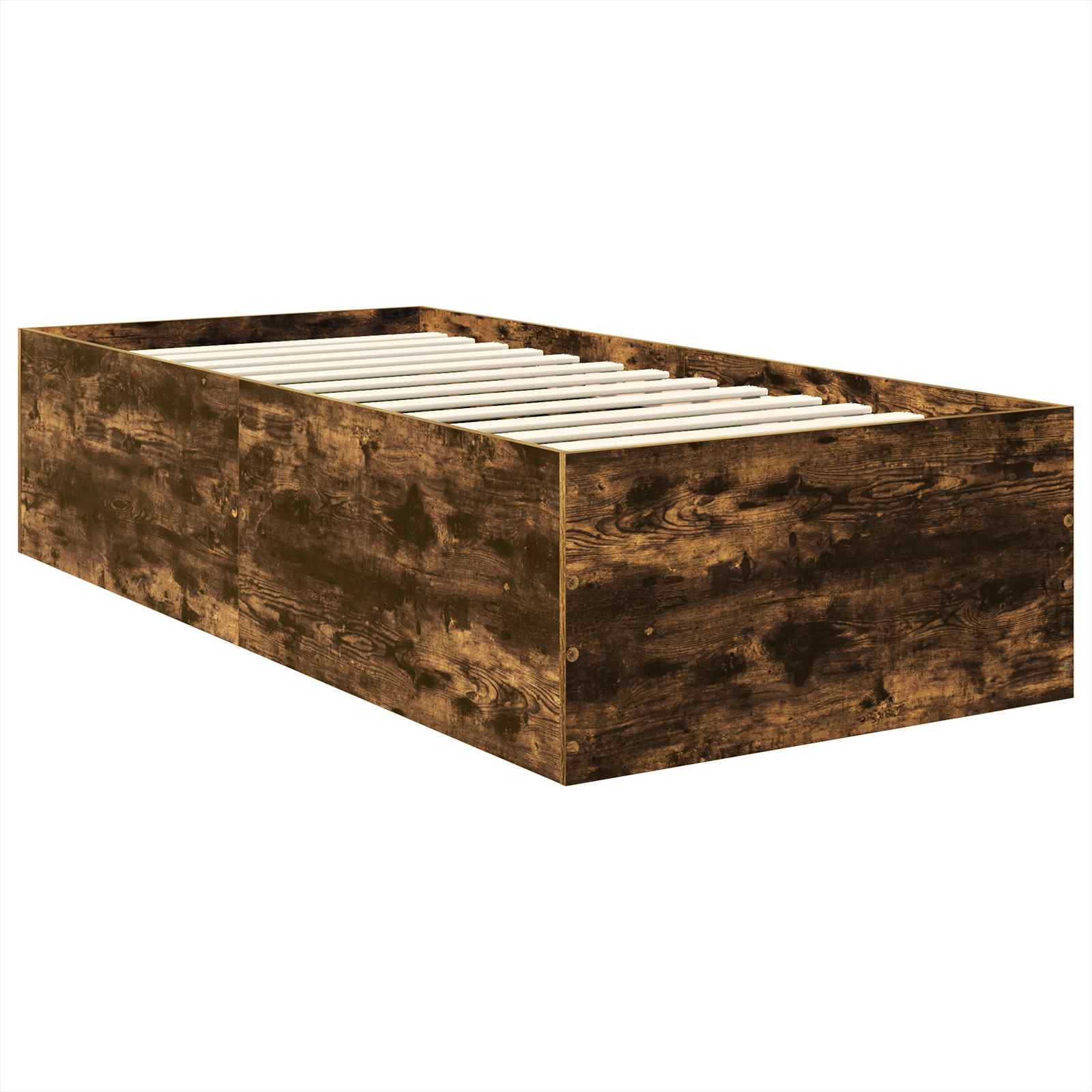 Cadre de lit Chêne fumé 75 x 190 cm Bois d'ingénierie - XIOS