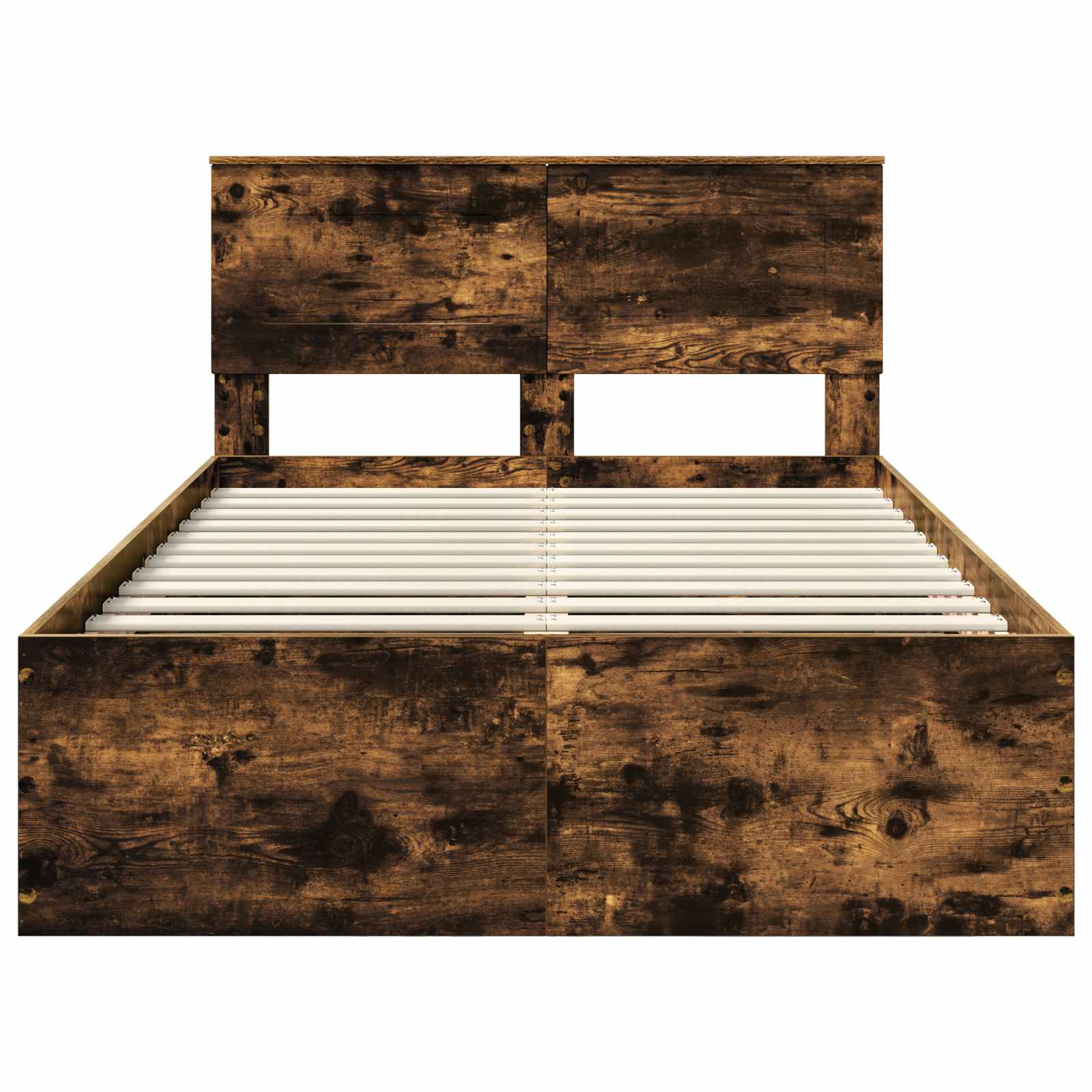Cadre de lit Chêne fumé 120 x 190 cm Bois d'ingénierie - XIOS