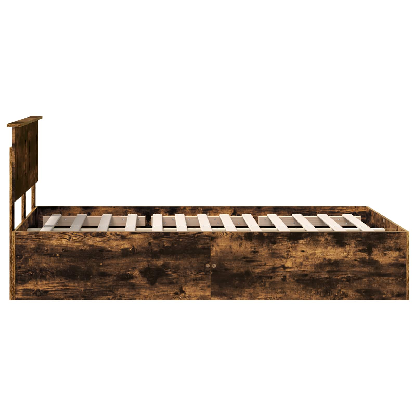 Cadre de lit Chêne fumé 120 x 190 cm Bois d'ingénierie - XIOS