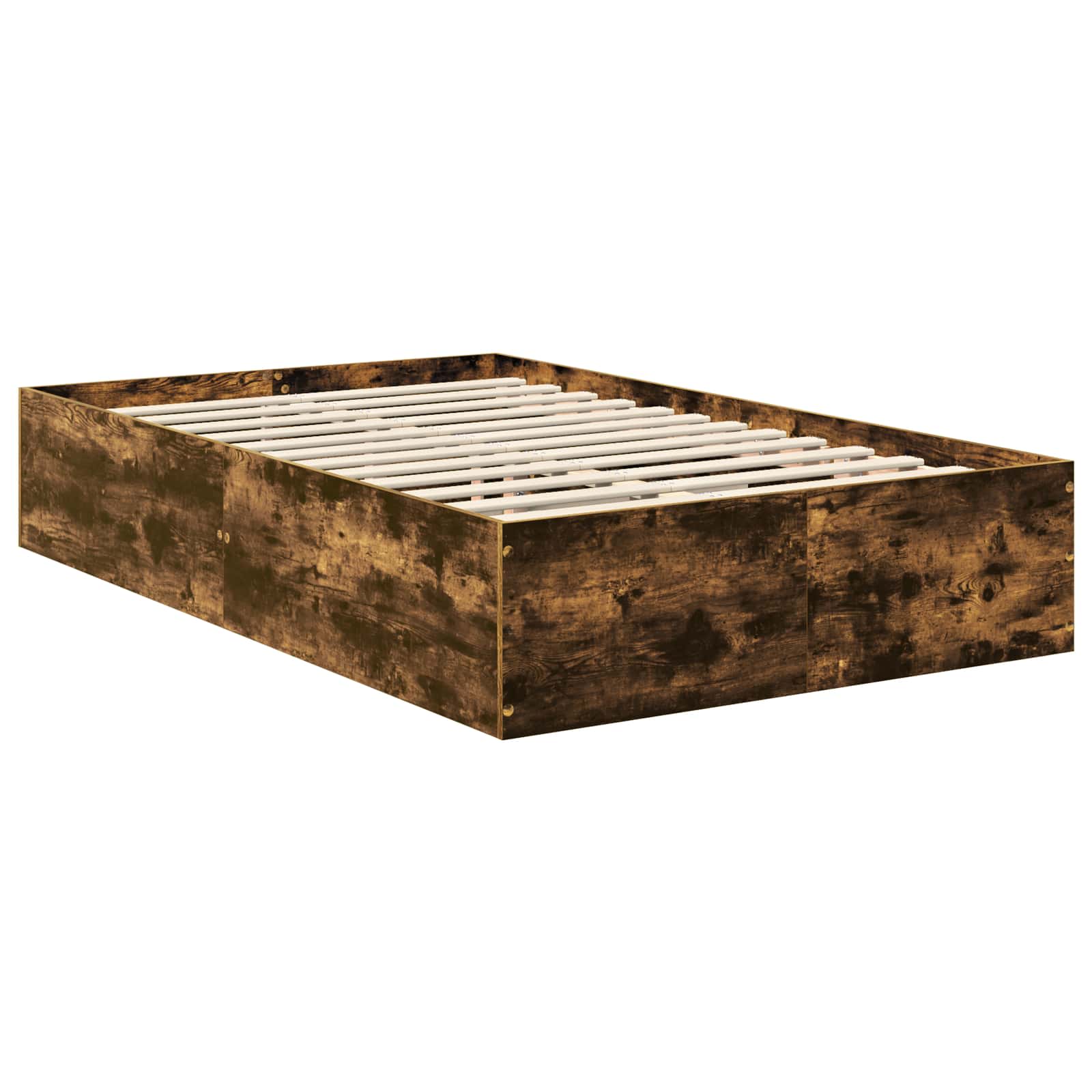Cadre de lit Chêne fumé 120 x 200 cm Bois d'ingénierie - XIOS