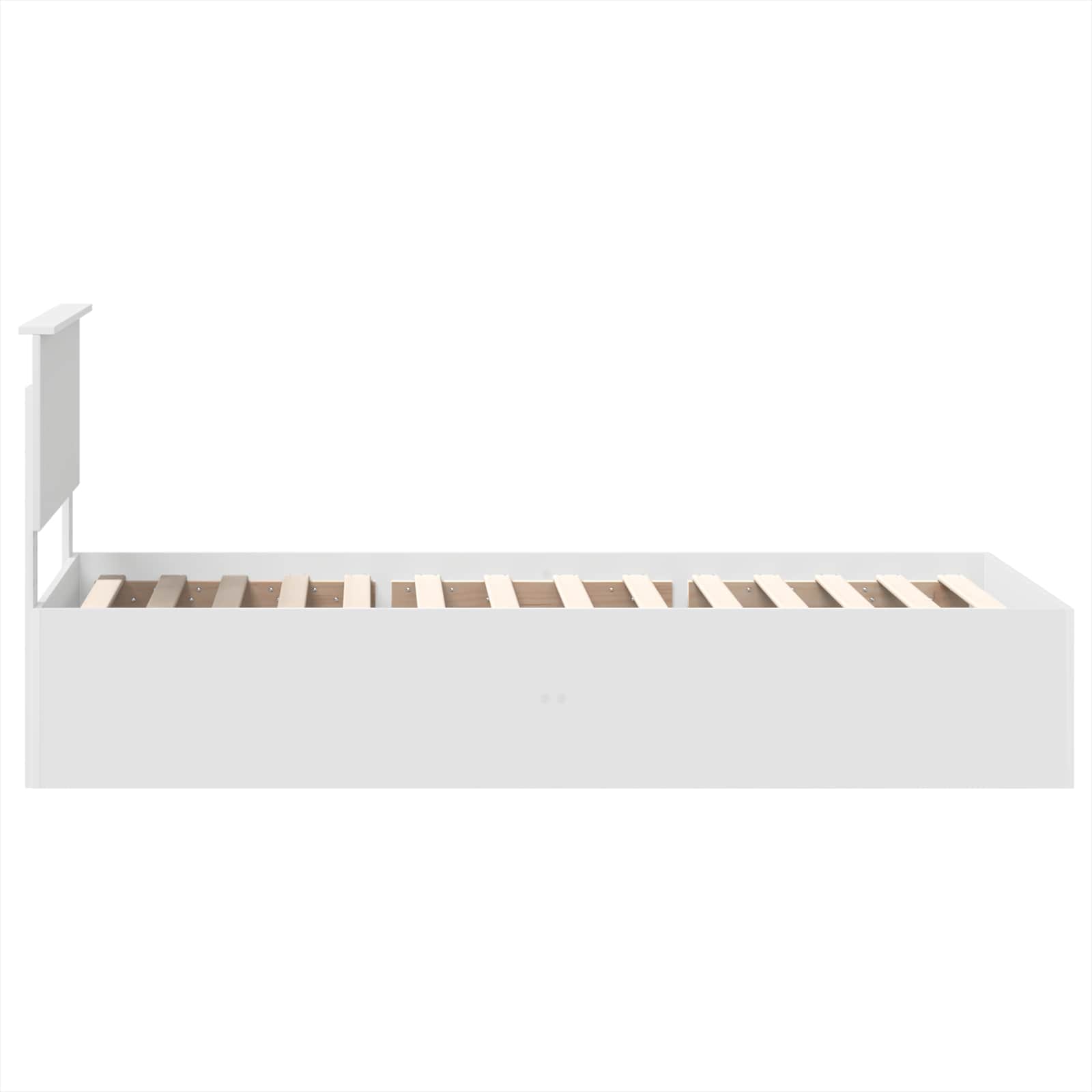 Cadre de lit Blanc 75 x 190 cm Bois d'ingénierie - XIOS