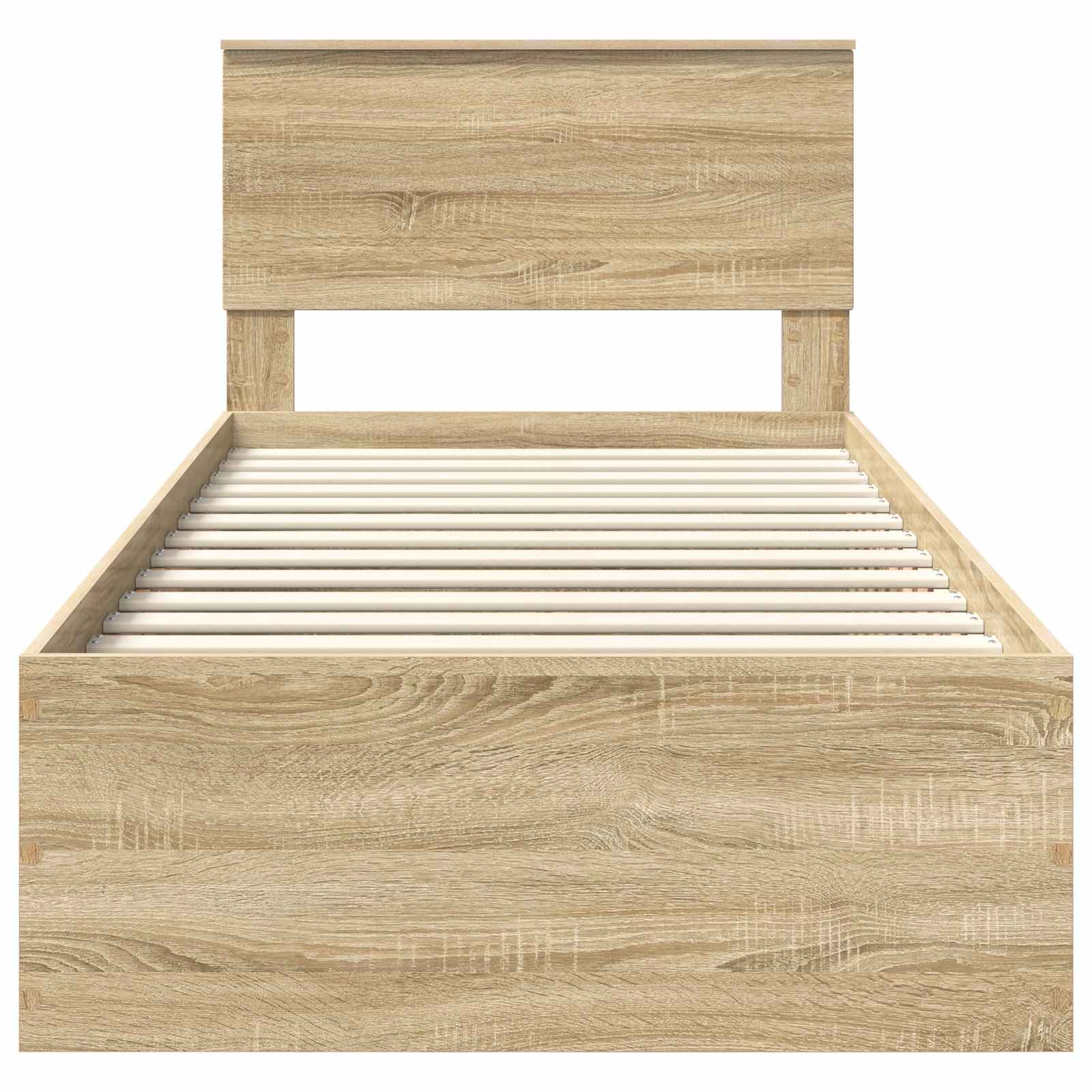 Cadre de lit Chêne Sonoma 75 x 190 cm Bois d'ingénierie - XIOS