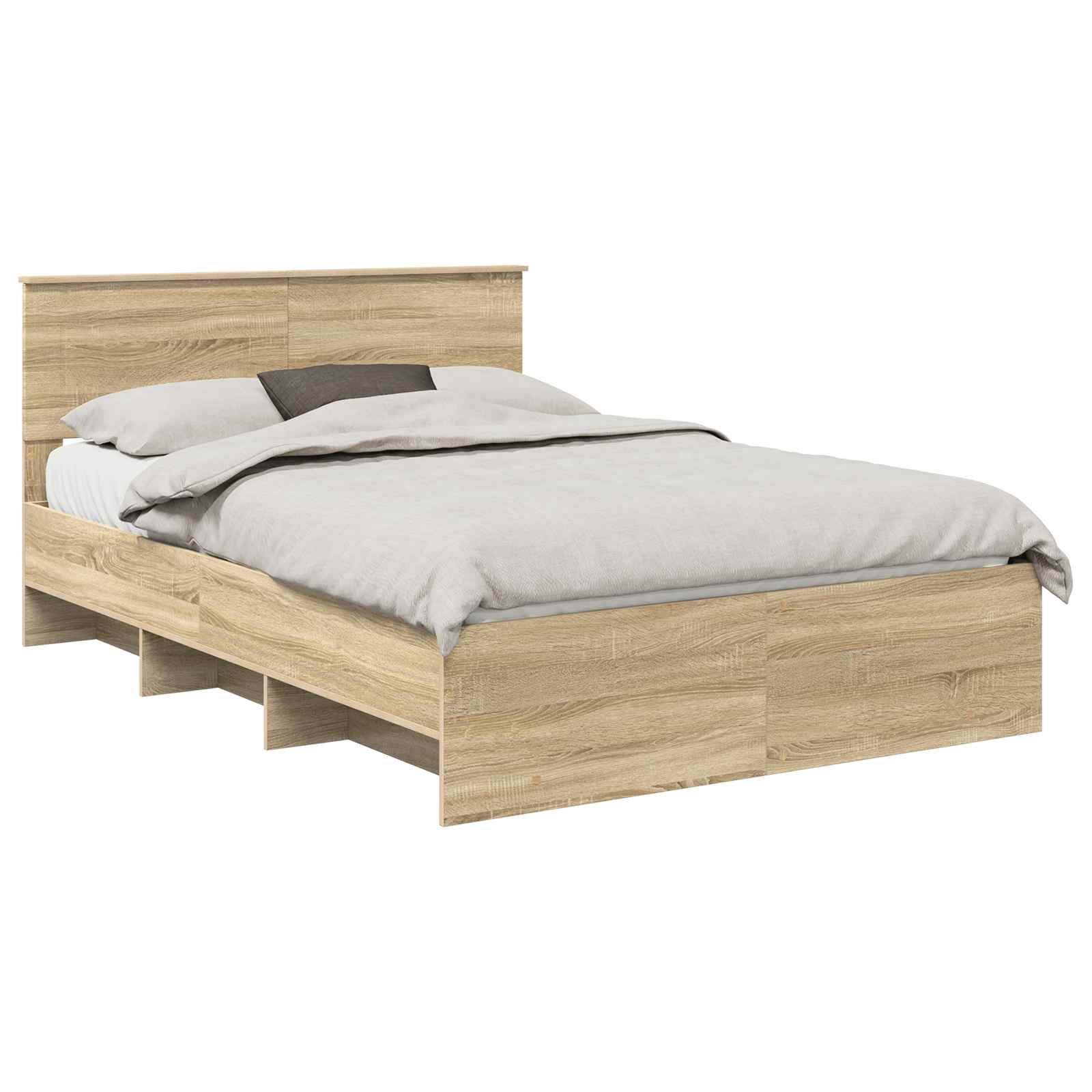 Cadre de lit Chêne Sonoma 150 x 200 cm Bois d'ingénierie - XIOS