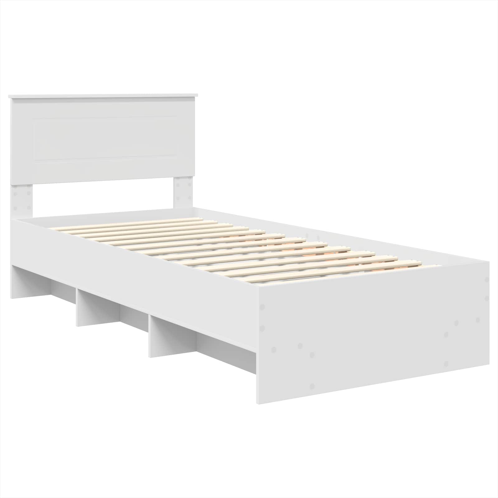 Cadre de lit Blanc 80 x 200 cm Bois d'ingénierie - XIOS