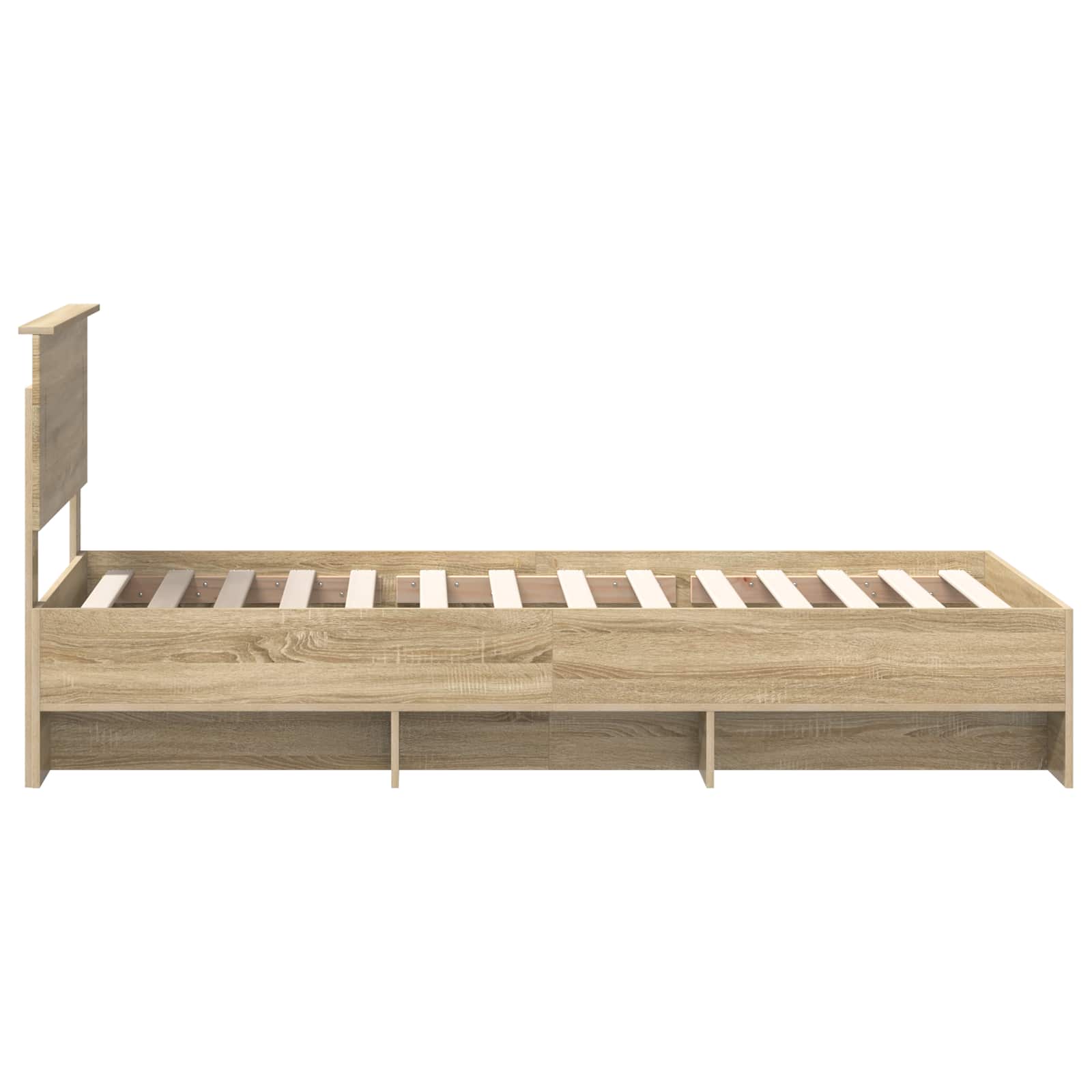 Cadre de lit Chêne Sonoma 80 x 200 cm Bois d'ingénierie - XIOS