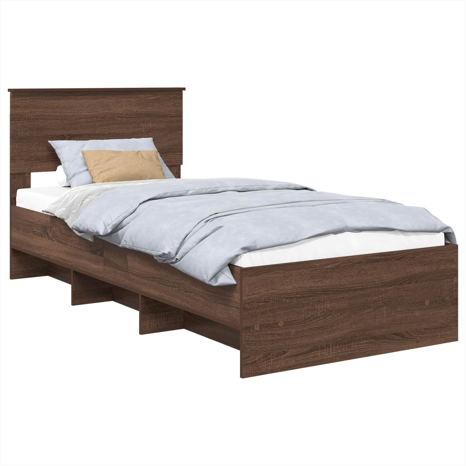Cadre de lit Chêne brun 80 x 200 cm Bois d'ingénierie - XIOS