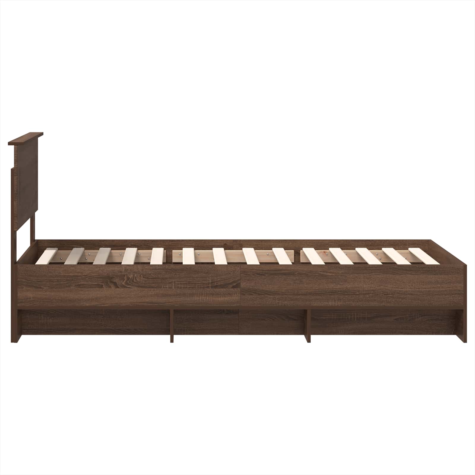 Cadre de lit Chêne brun 80 x 200 cm Bois d'ingénierie - XIOS