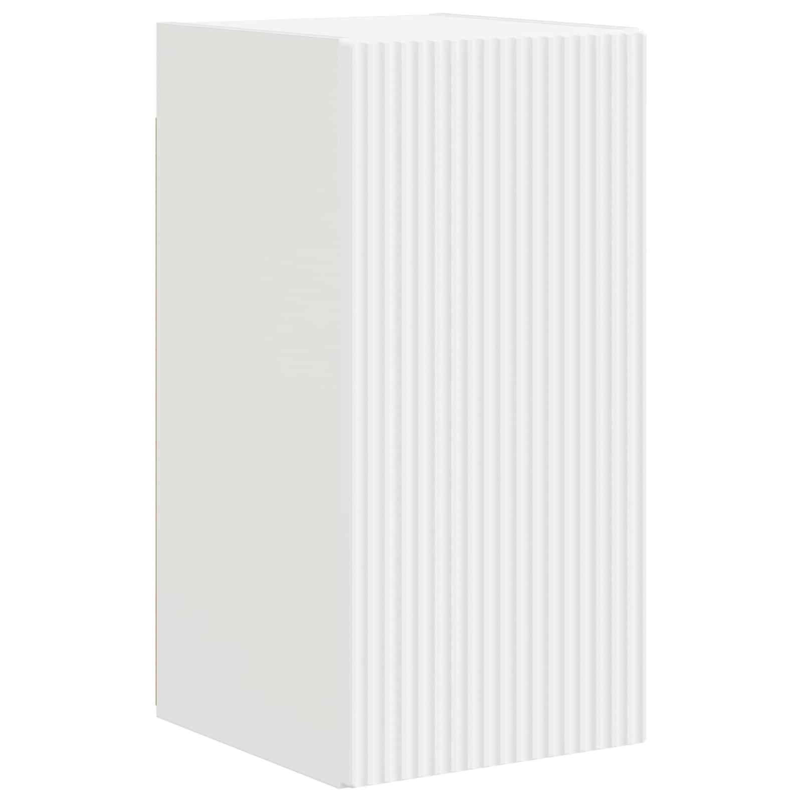 Ensemble de meuble TV mural 4 pcs Blanc Bois d'ingénierie - XIOS