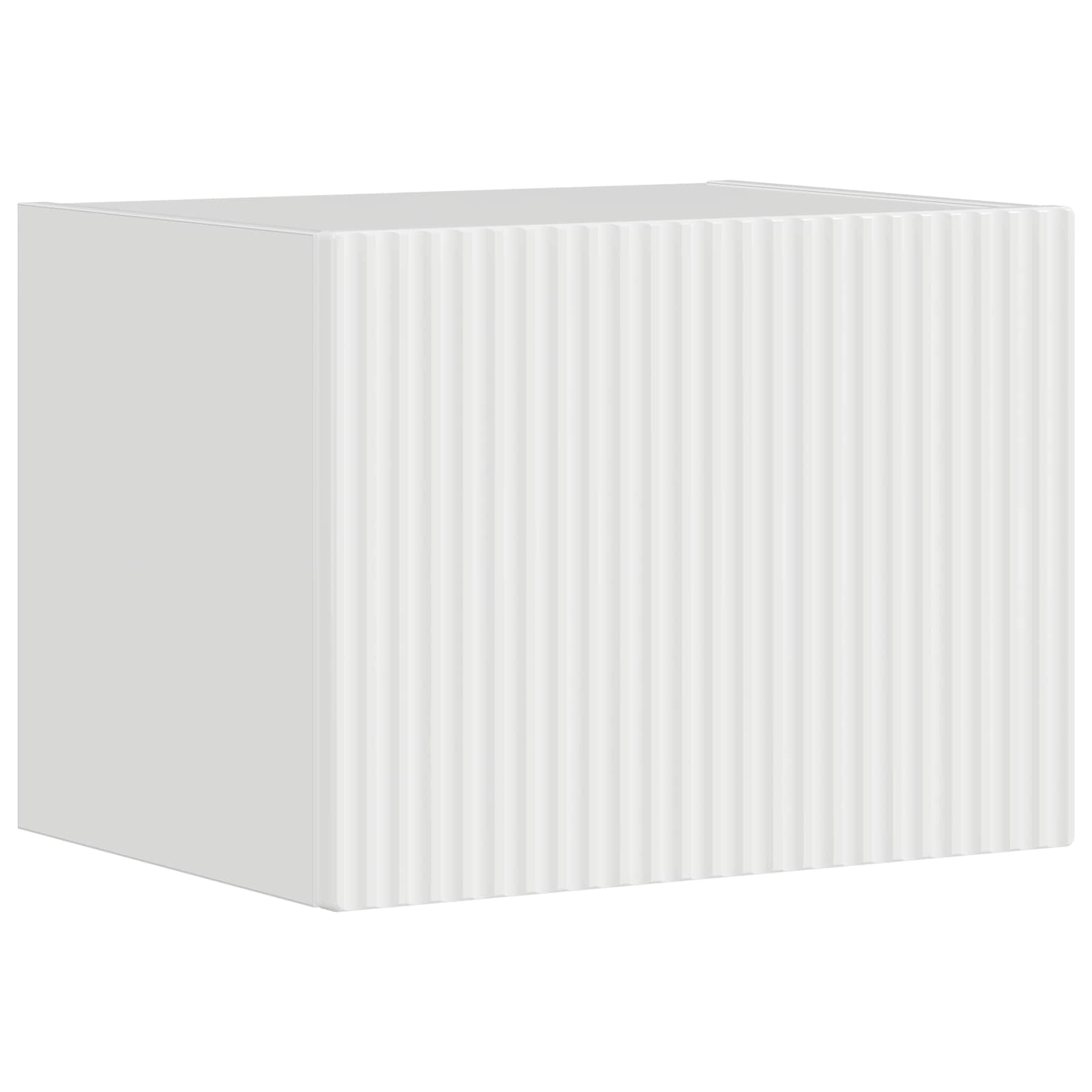Ensemble de meuble TV mural Montage mural 4 pcs Blanc brillant - XIOS