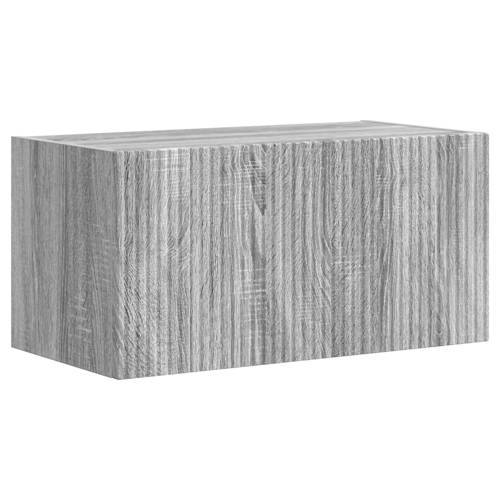 Ensemble de meuble TV mural 4 pcs Gris Sonoma Bois d'ingénierie - XIOS